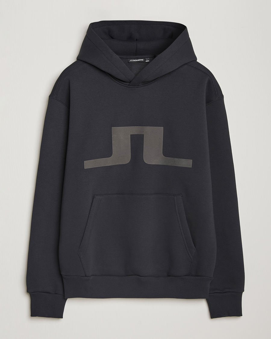Homme | Pulls Et Tricots | J.Lindeberg | Karson Graphic Hoodie Black