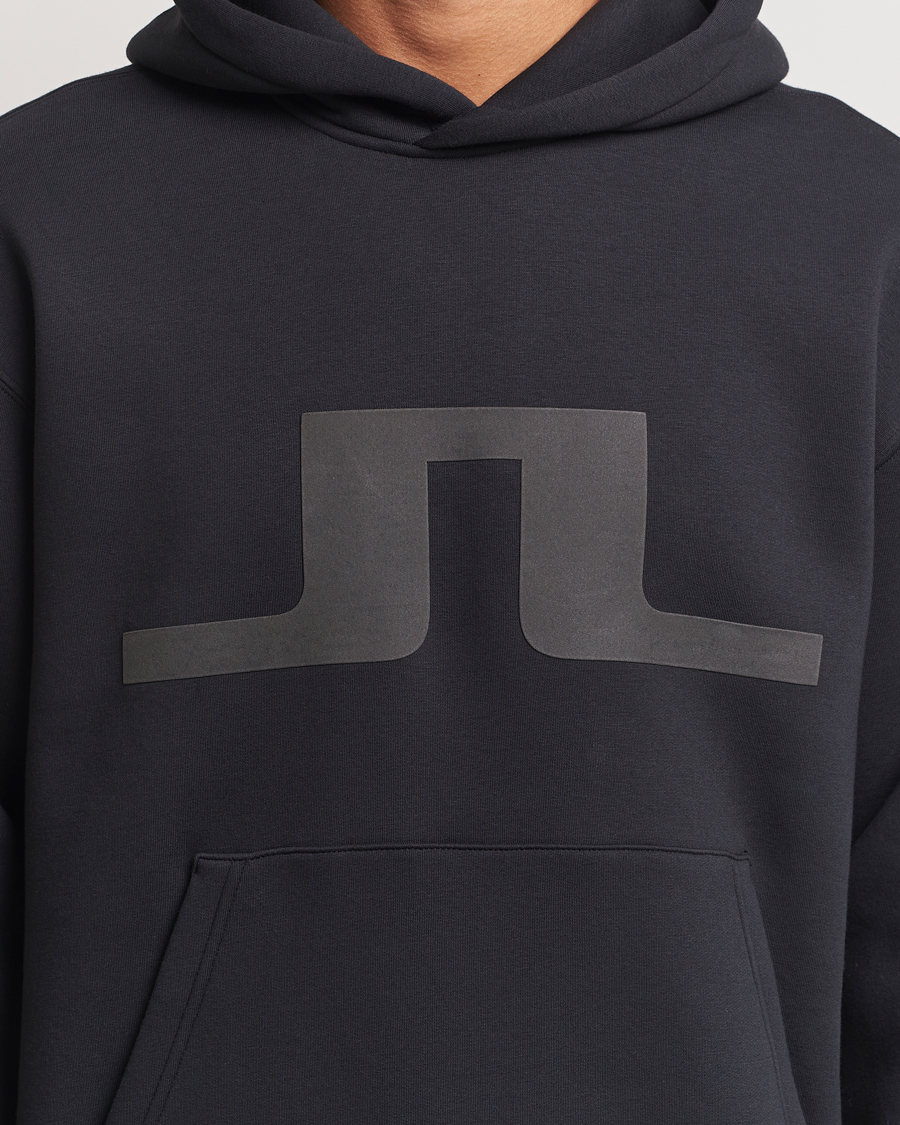 Homme | Pulls Et Tricots | J.Lindeberg | Karson Graphic Hoodie Black