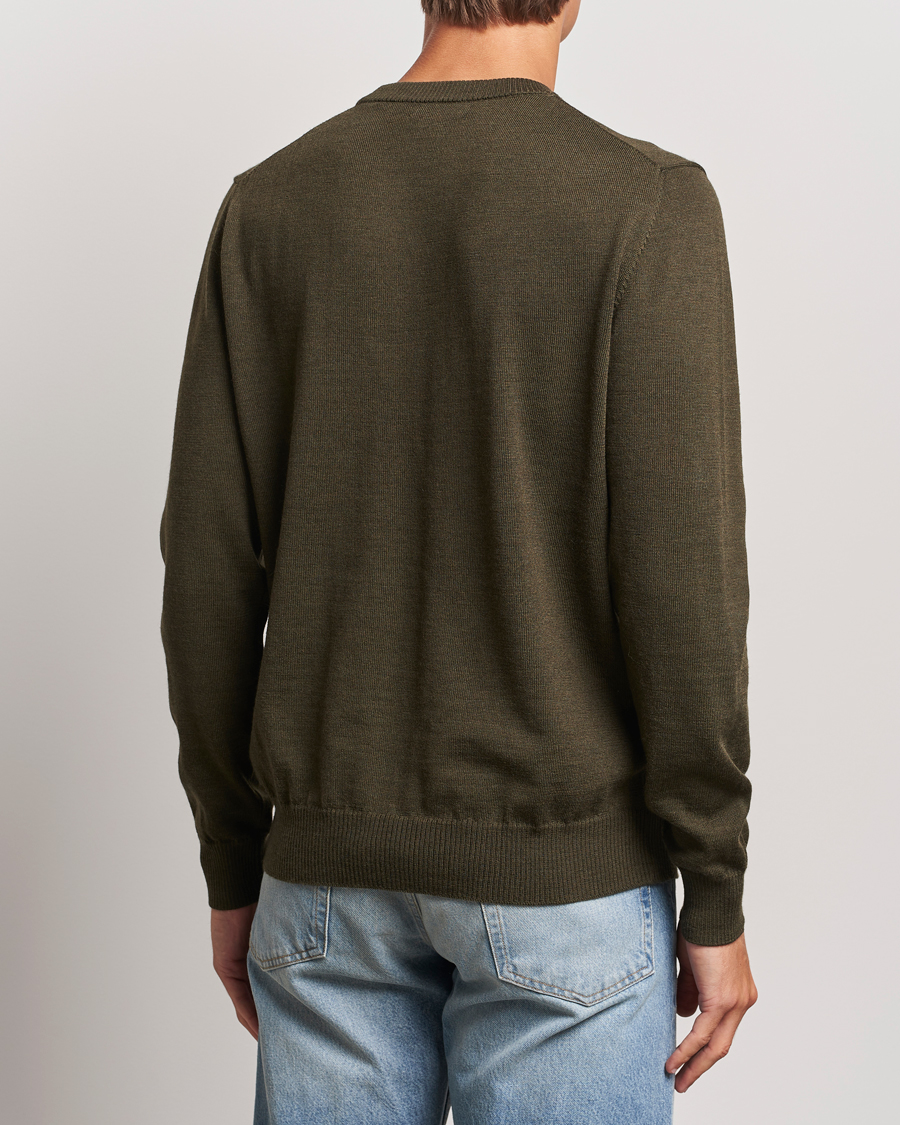Homme | Pulls Et Tricots | J.Lindeberg | Keane Merino Crew Neck Sweater Forest Green