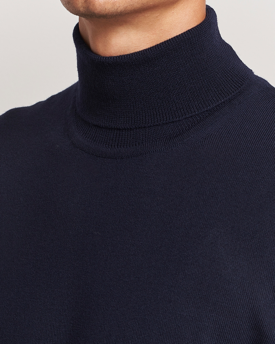 Homme | Pulls Et Tricots | J.Lindeberg | Kaden Merino Turtleneck Navy