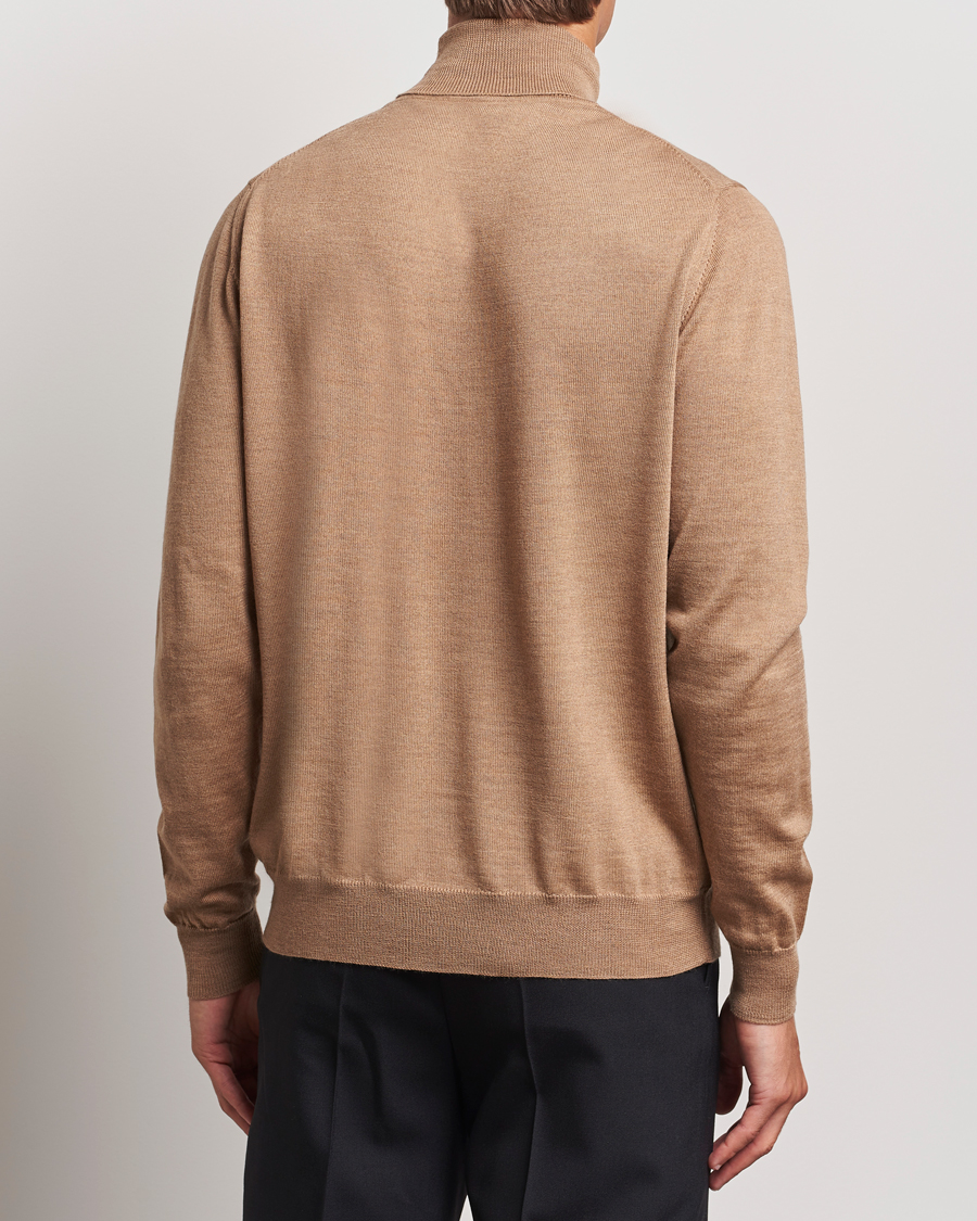 Homme | Pulls Et Tricots | J.Lindeberg | Kaden Merino Turtleneck Tiger Brown