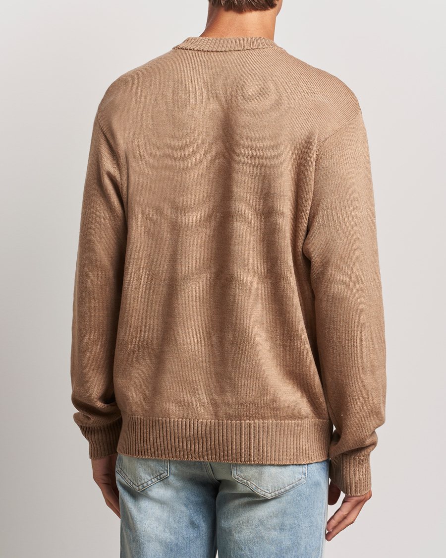 Homme | Pulls Et Tricots | J.Lindeberg | Kino Merino Crew Neck Tiger Brown