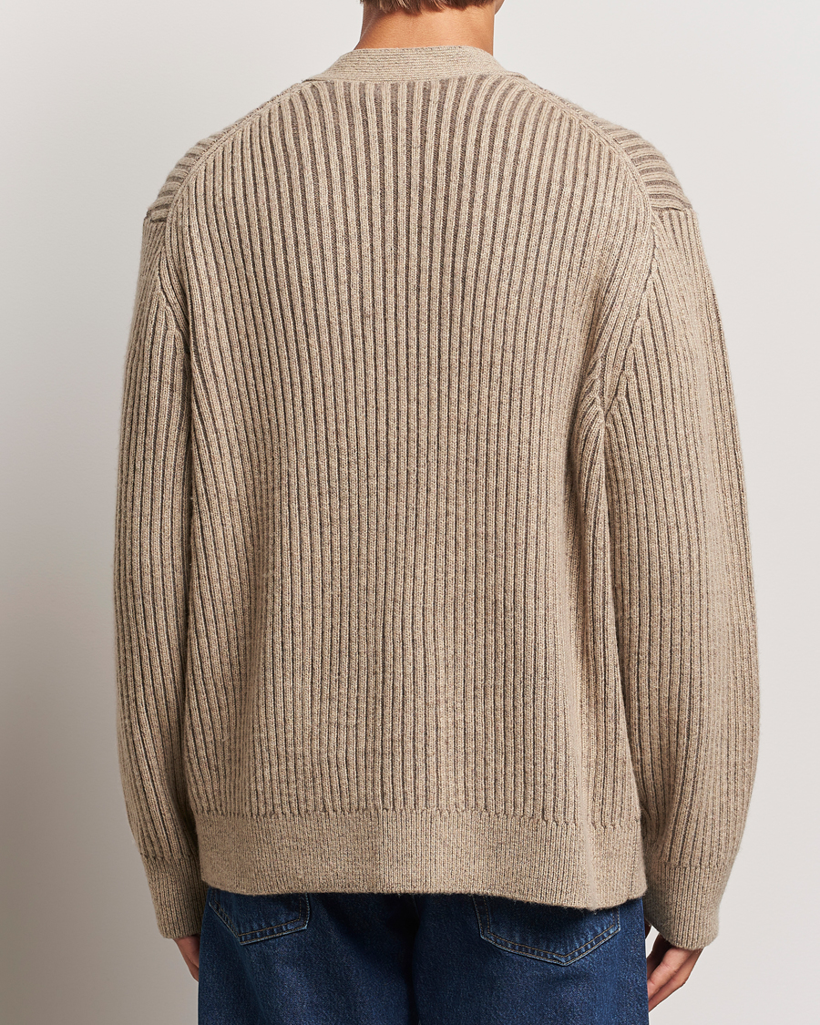 Homme | Pulls Et Tricots | J.Lindeberg | Twin Plated Knit Cardigan Tiger Brown