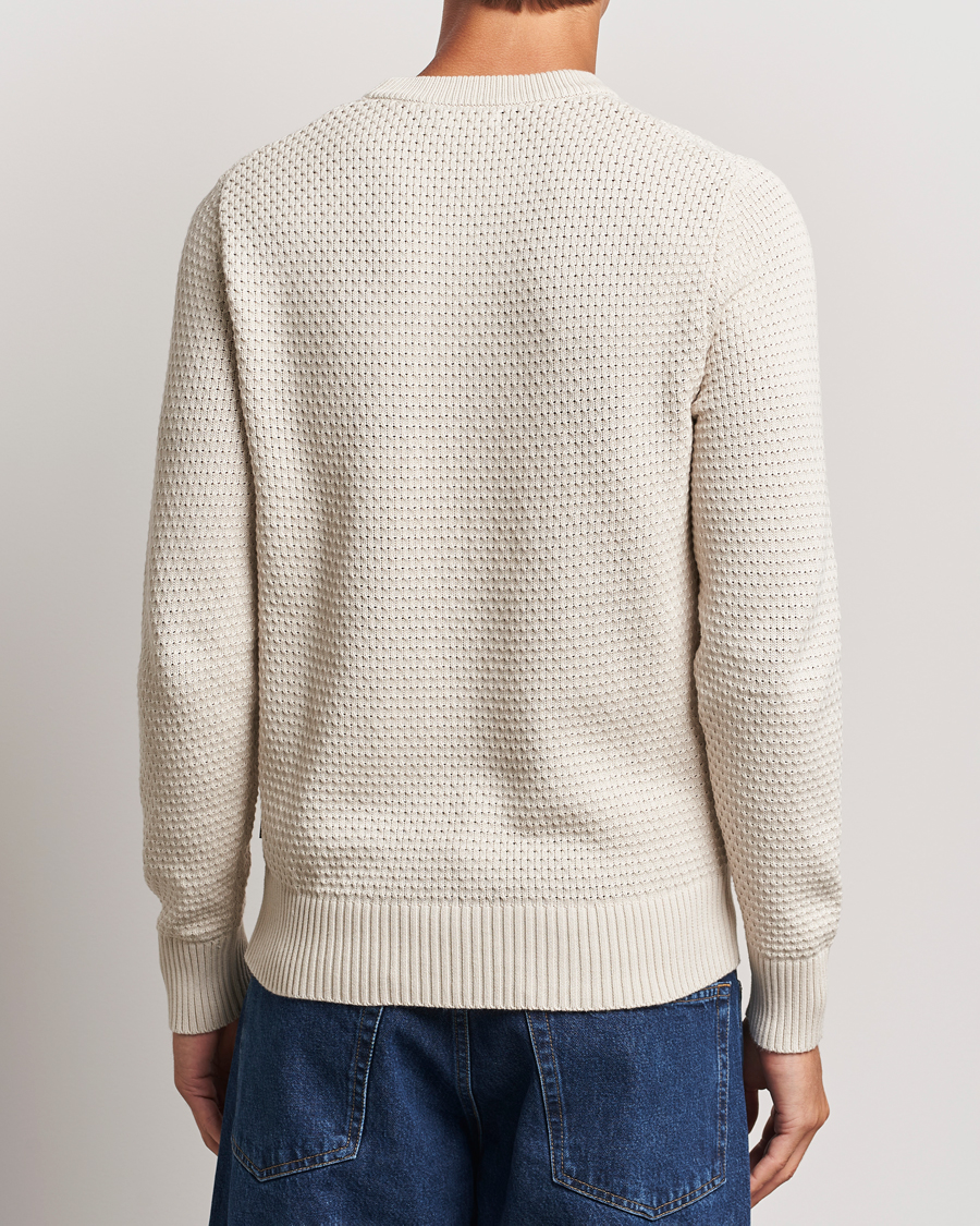 Homme | Pulls Et Tricots | J.Lindeberg | Oliver Structure Cotton Sweater Moonbeam