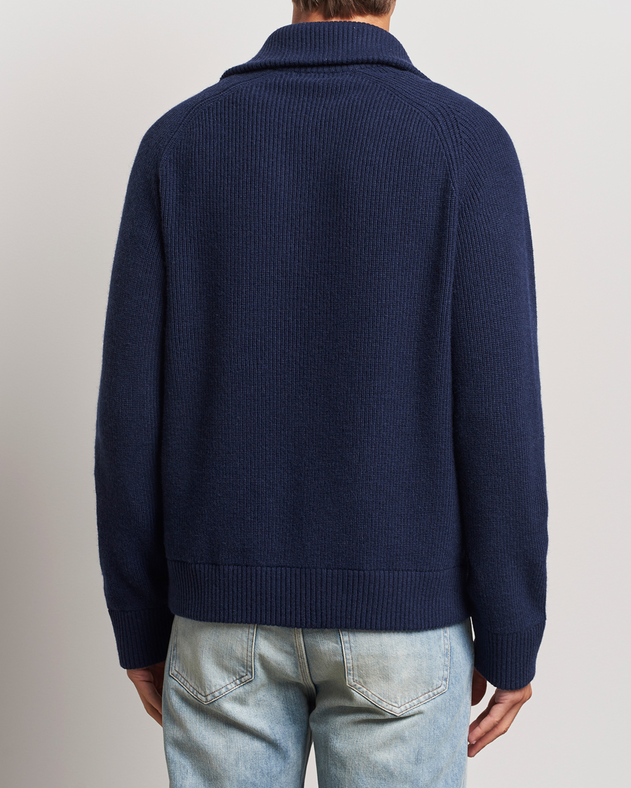 Homme | Pulls Et Tricots | J.Lindeberg | Wilmer Quarter Zip Knit Navy