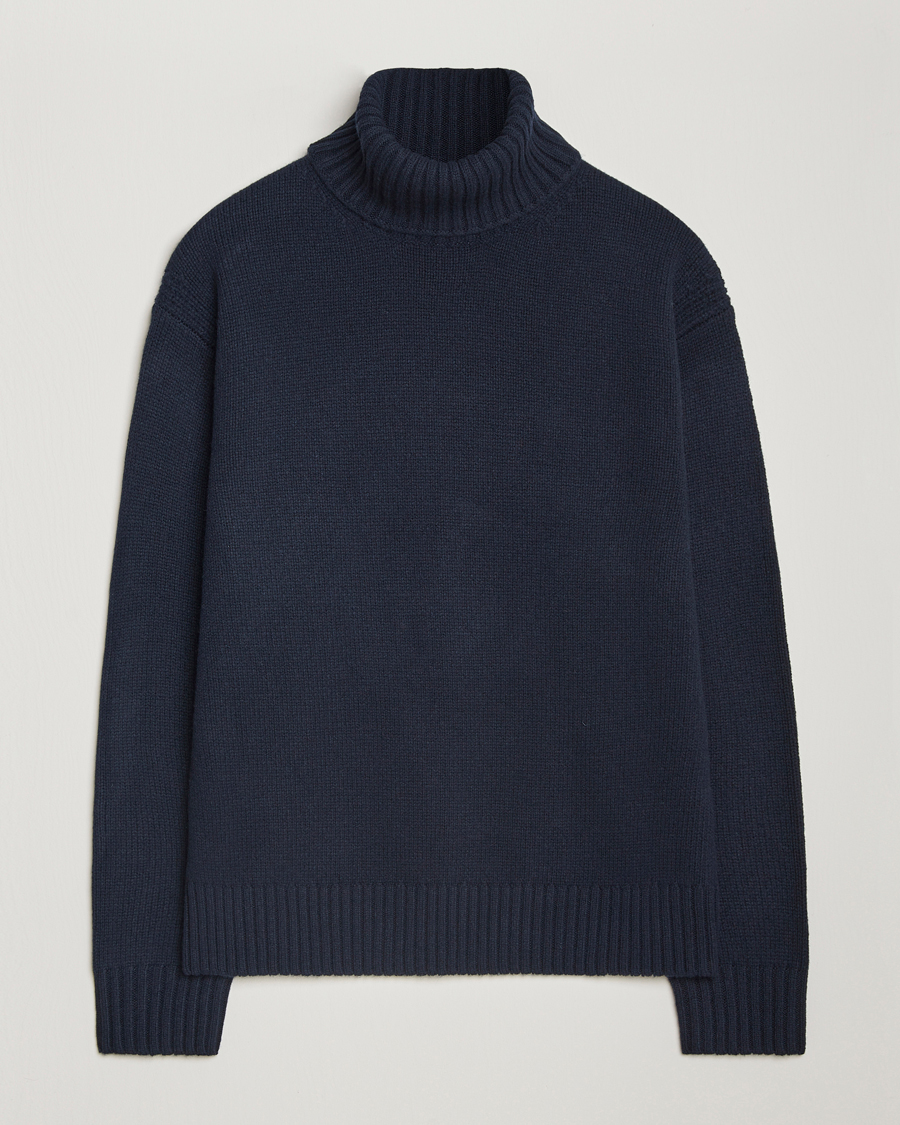 Homme | Pulls Et Tricots | J.Lindeberg | Todd Heavy Knit Turtleneck Navy
