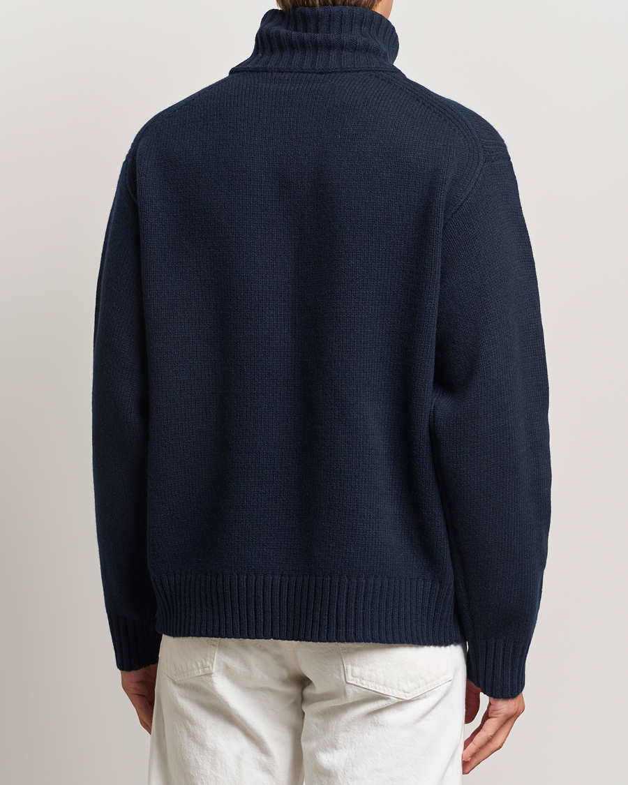 Homme | Pulls Et Tricots | J.Lindeberg | Todd Heavy Knit Turtleneck Navy