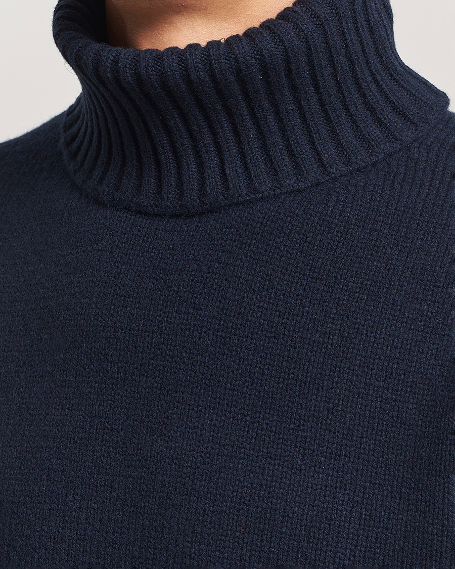 Homme | Pulls Et Tricots | J.Lindeberg | Todd Heavy Knit Turtleneck Navy