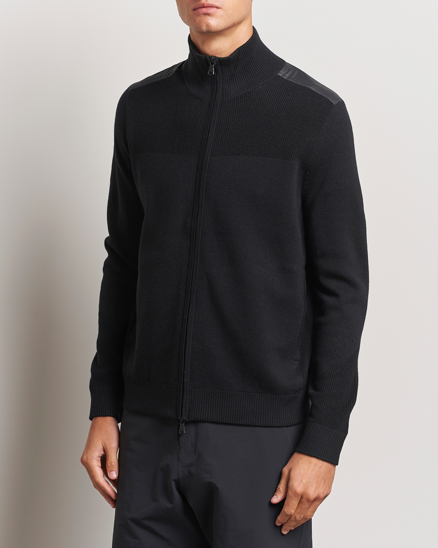 Homme | Pulls Et Tricots | J.Lindeberg | Marty Hybrid Jacket Black