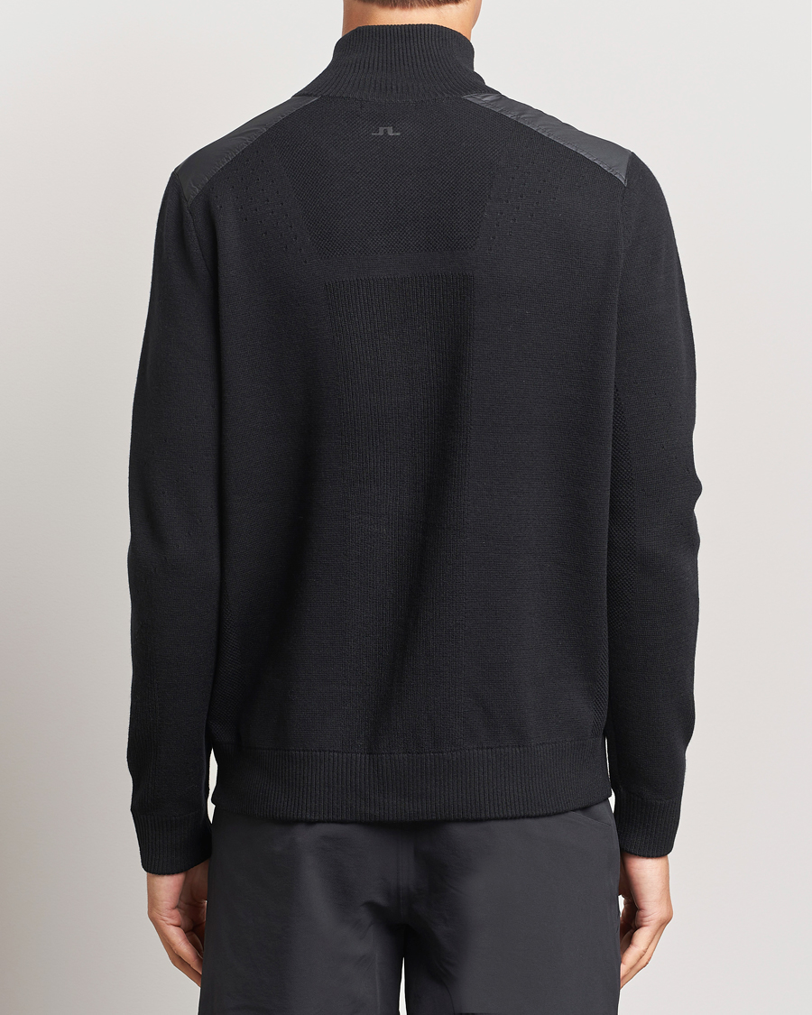 Homme | Pulls Et Tricots | J.Lindeberg | Marty Hybrid Jacket Black