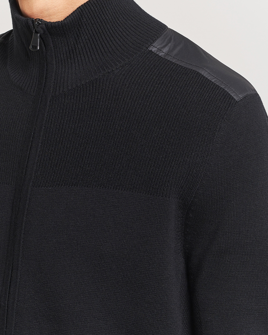 Homme | Pulls Et Tricots | J.Lindeberg | Marty Hybrid Jacket Black