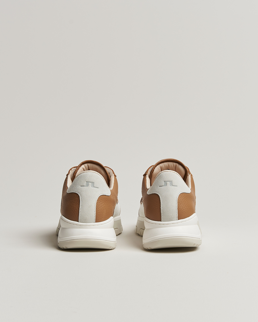 Homme | J.Lindeberg Hoop Leather Sneaker Tiger Brown | J.Lindeberg | Hoop Leather Sneaker Tiger Brown