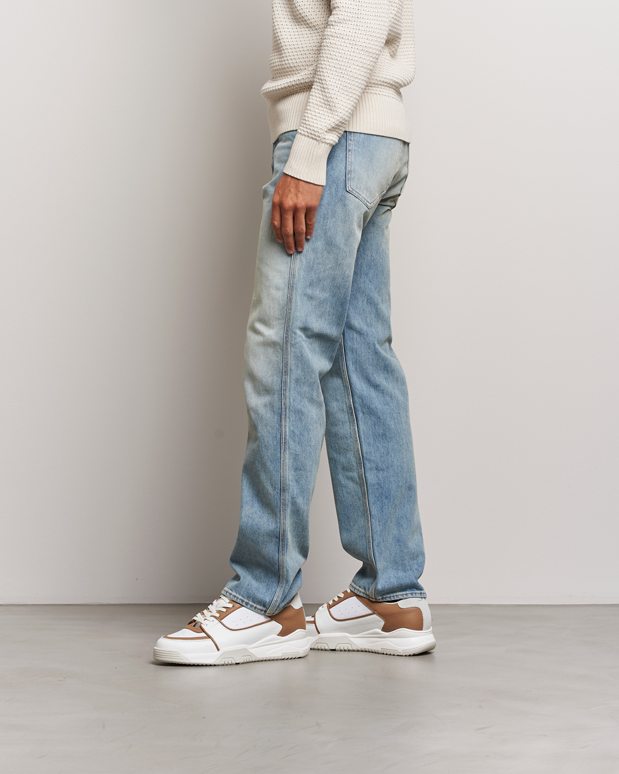 Homme | J.Lindeberg Hoop Leather Sneaker Tiger Brown | J.Lindeberg | Hoop Leather Sneaker Tiger Brown