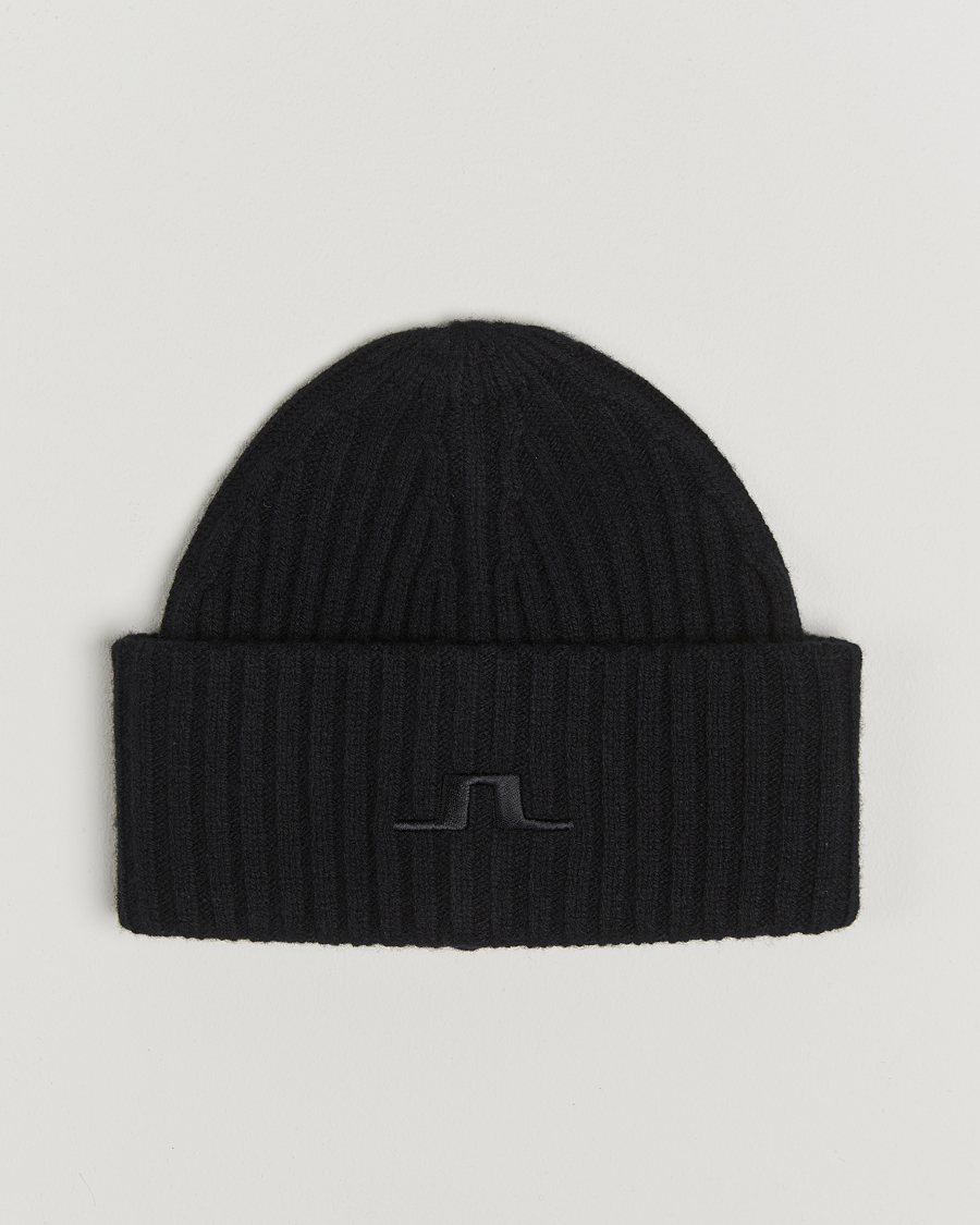 Homme | J.Lindeberg Jive Wool Beanie Black | J.Lindeberg | Jive Wool Beanie Black