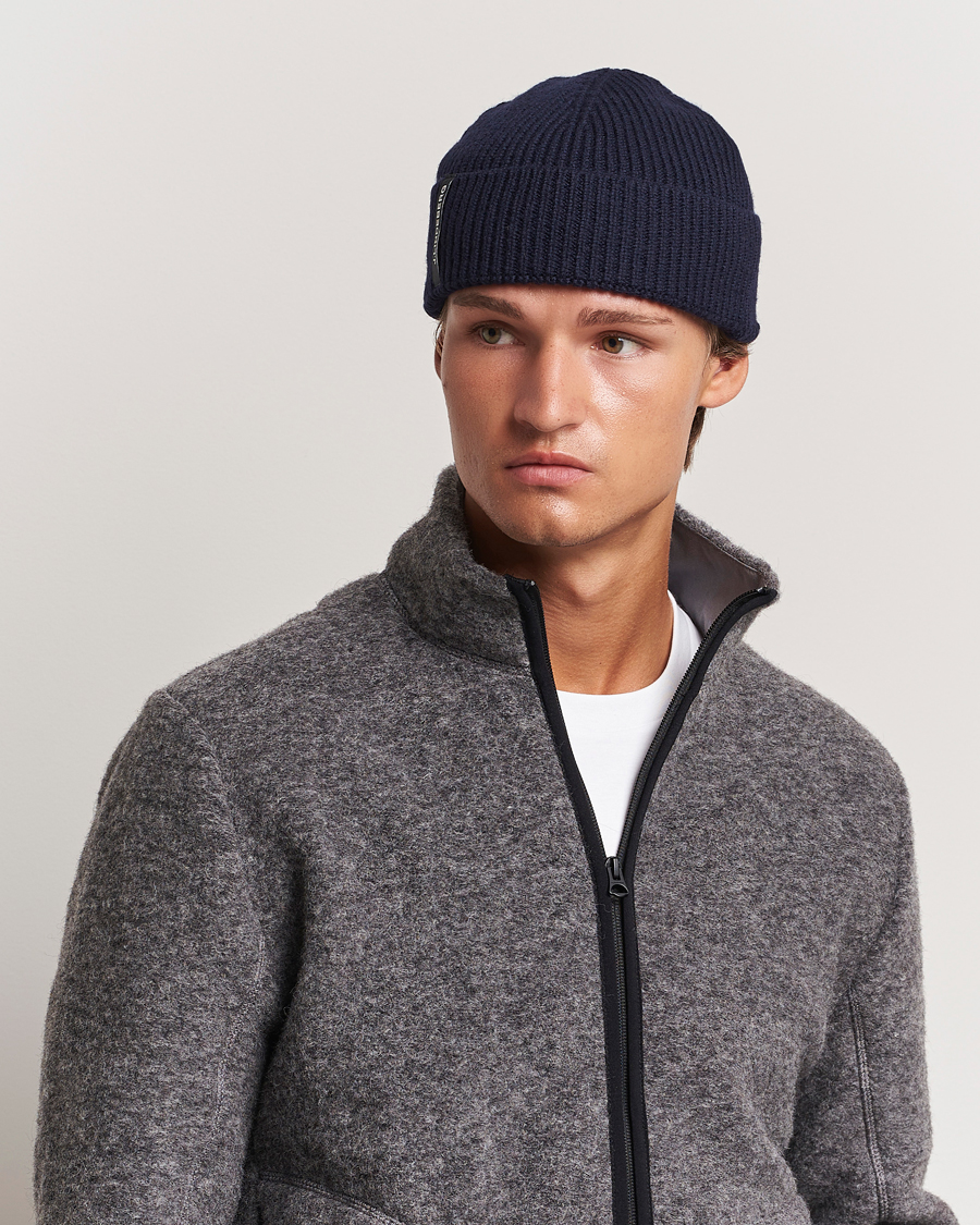 Homme | J.Lindeberg Juan Merino Beanie Navy | J.Lindeberg | Juan Merino Beanie Navy