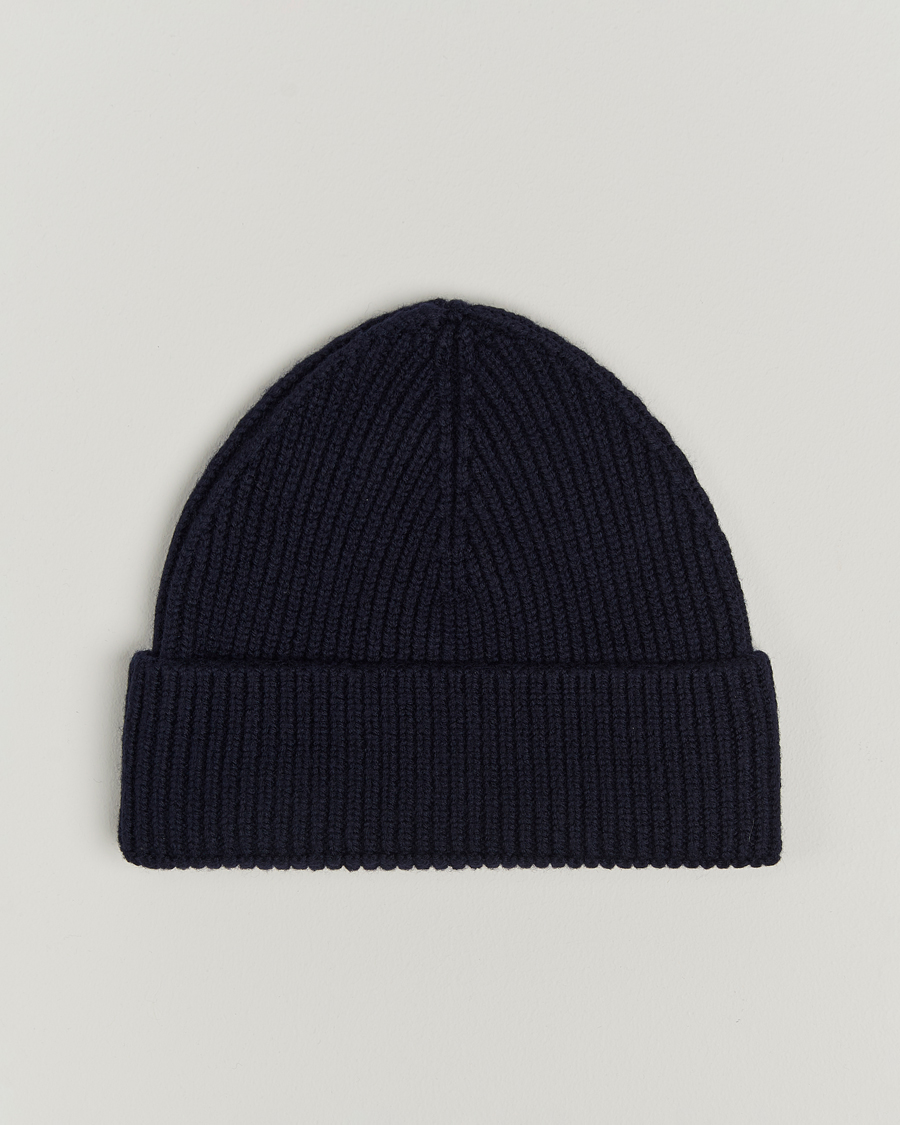 Homme | J.Lindeberg Juan Merino Beanie Navy | J.Lindeberg | Juan Merino Beanie Navy