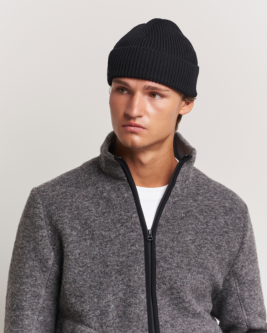 Homme | J.Lindeberg Juan Merino Beanie Black | J.Lindeberg | Juan Merino Beanie Black