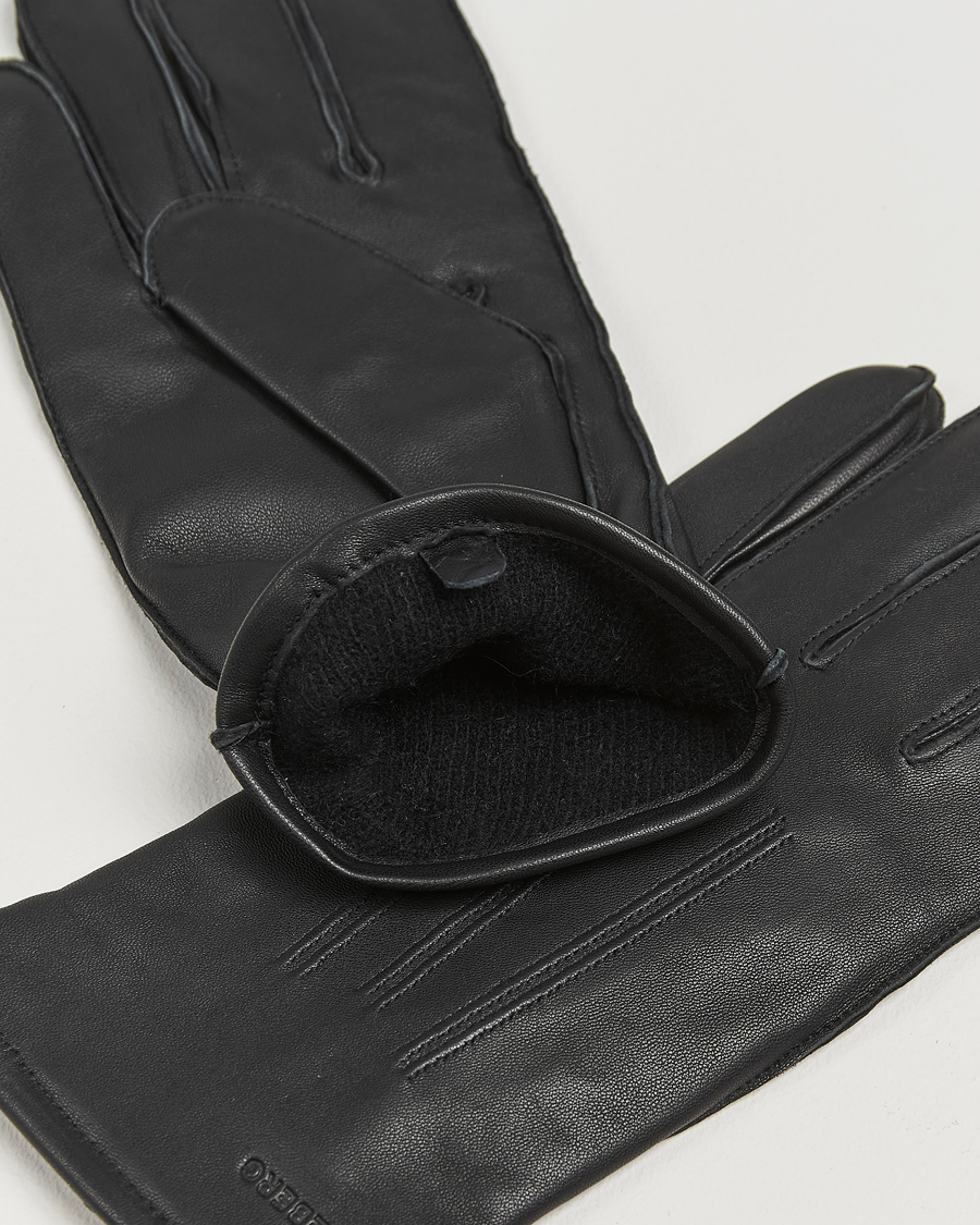 Homme | J.Lindeberg Milo Leather Glove Black | J.Lindeberg | Milo Leather Glove Black