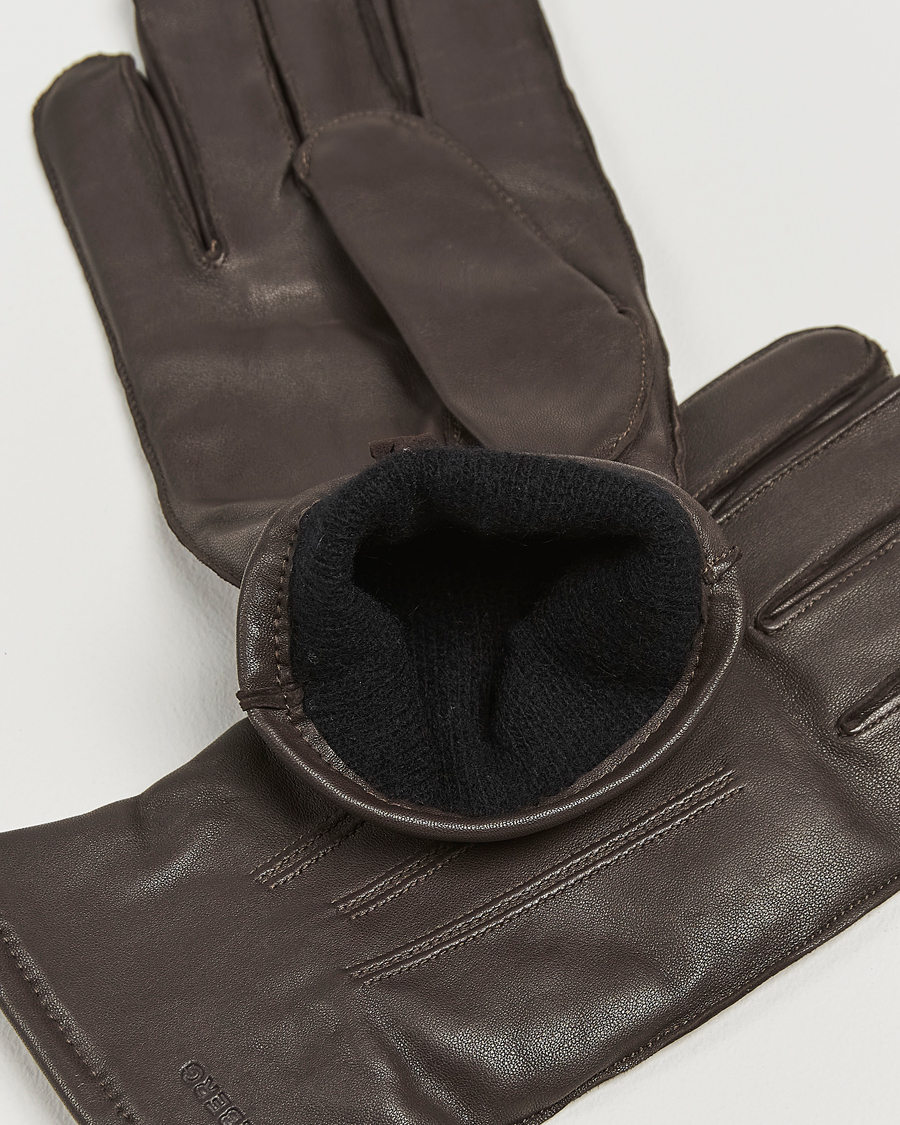 Homme | J.Lindeberg Milo Leather Glove Mole | J.Lindeberg | Milo Leather Glove Mole