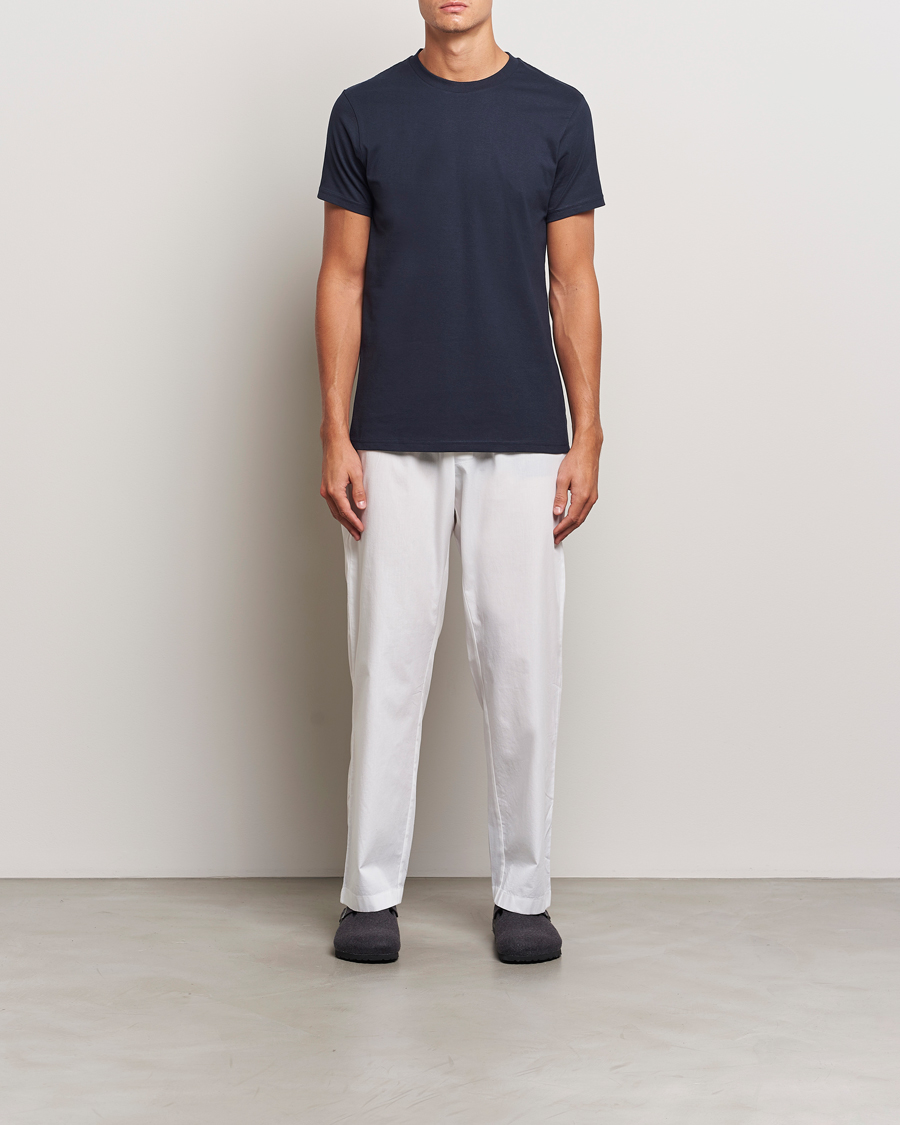 Homme | T-shirts | Bread & Boxers | Crew Neck Regular T-Shirt Dark Navy