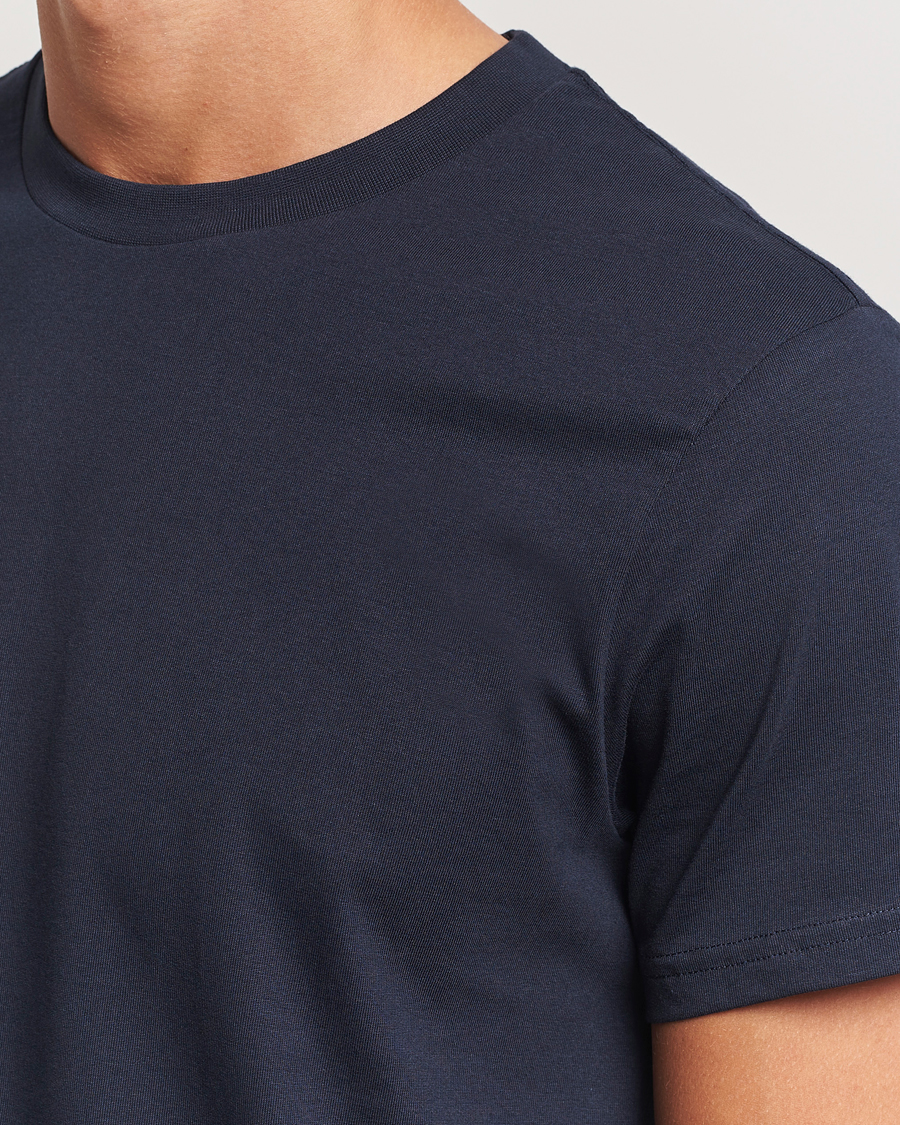 Homme | T-shirts | Bread & Boxers | Crew Neck Regular T-Shirt Dark Navy