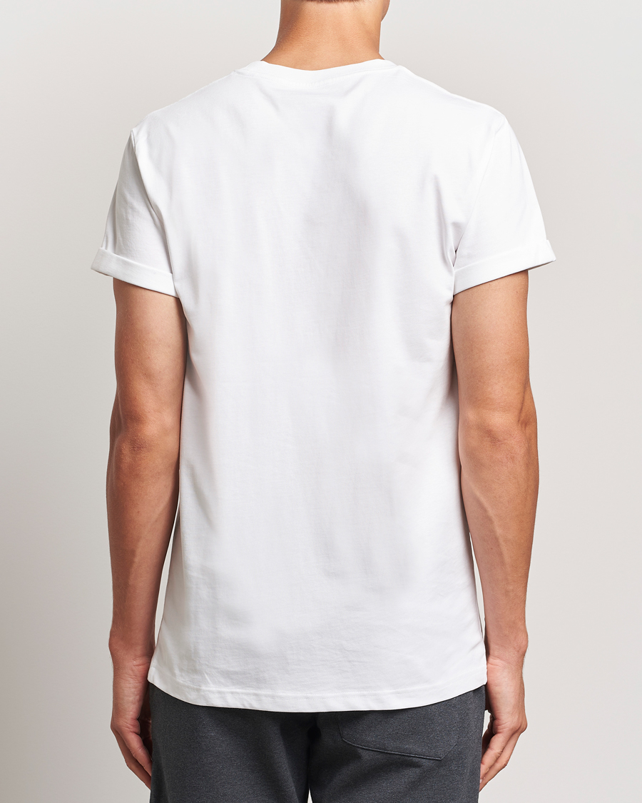 Homme | T-shirts | Bread & Boxers | Roll-Up Crew Neck T-Shirt White