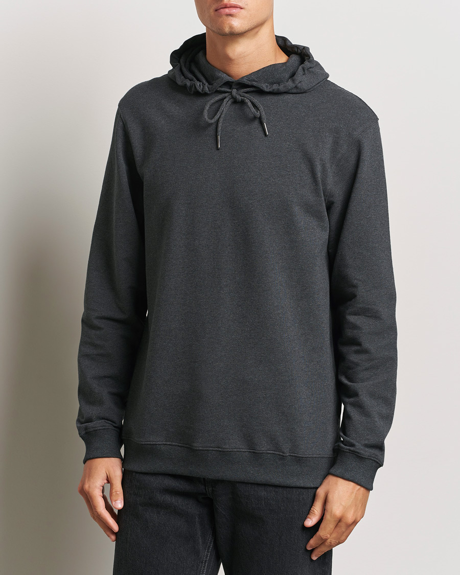 Homme | Pulls Et Tricots | Bread & Boxers | Loungewear Hoodie Dark Grey Melange