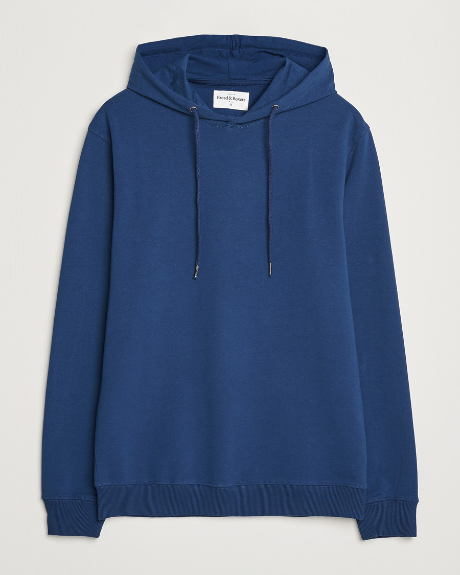 Homme | Pulls Et Tricots | Bread & Boxers | Loungewear Hoodie Ink Blue