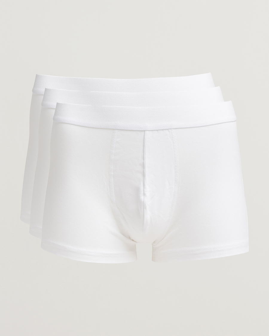 Homme | Sous-Vêtements Et Chaussettes | Bread & Boxers | 3-Pack Trunk White
