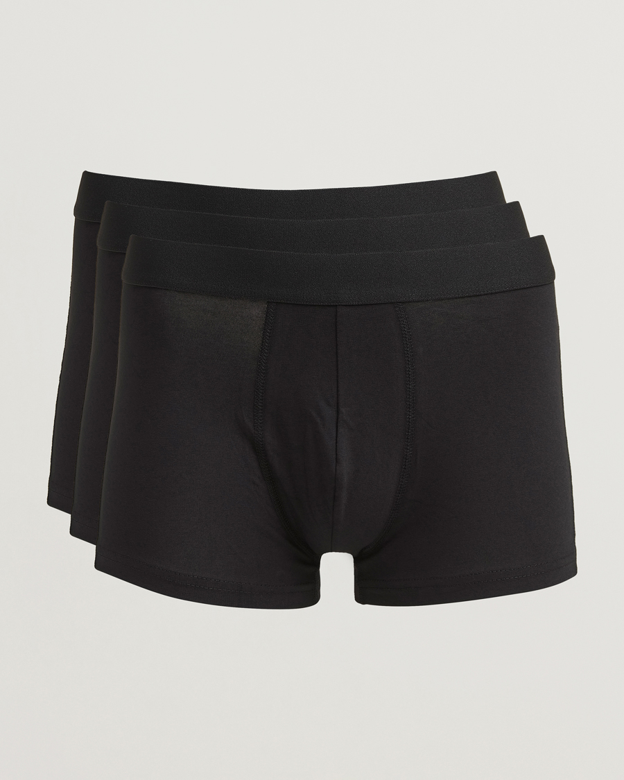 Homme | Sous-Vêtements Et Chaussettes | Bread & Boxers | 3-Pack Trunk Black