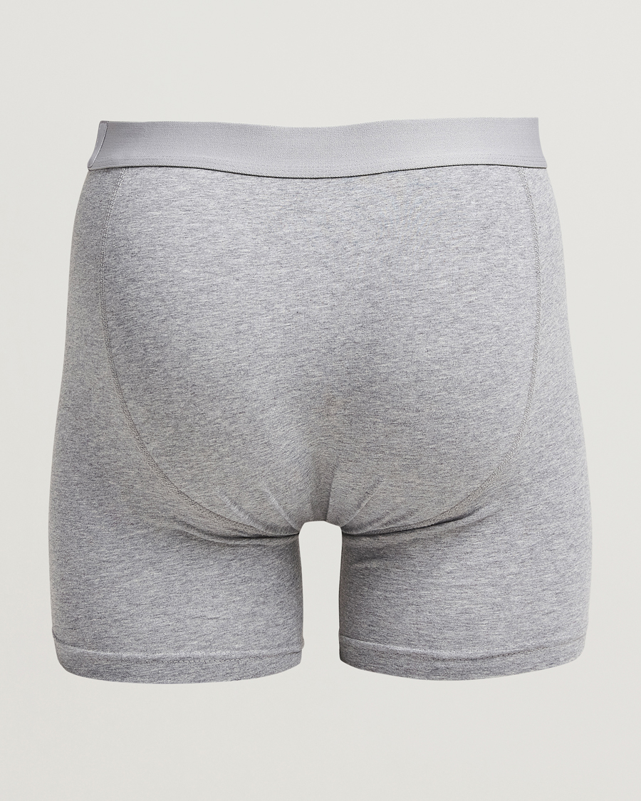 Homme | Sous-Vêtements Et Chaussettes | Bread & Boxers | 3-Pack Long Boxer Brief Grey Melange