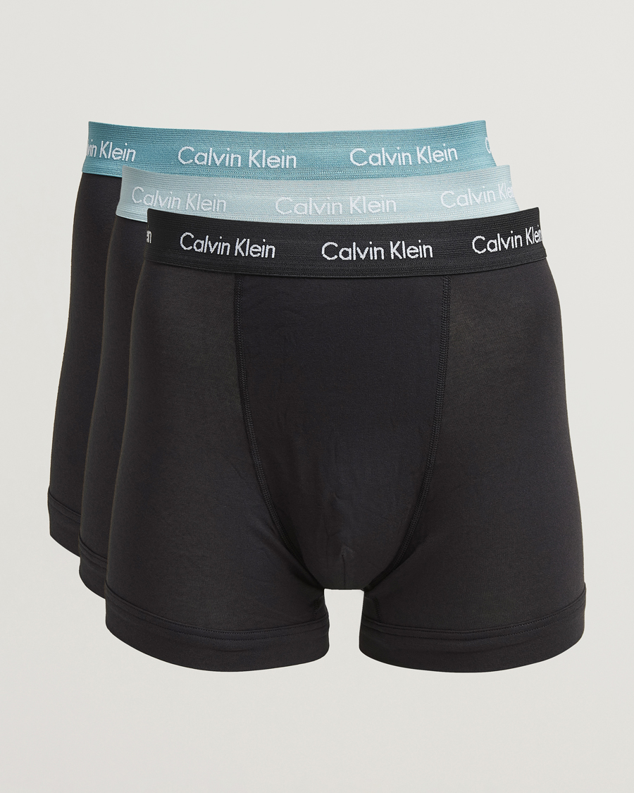 Homme | Sous-Vêtements Et Chaussettes | Calvin Klein | Cotton Stretch 3-Pack Trunk Black