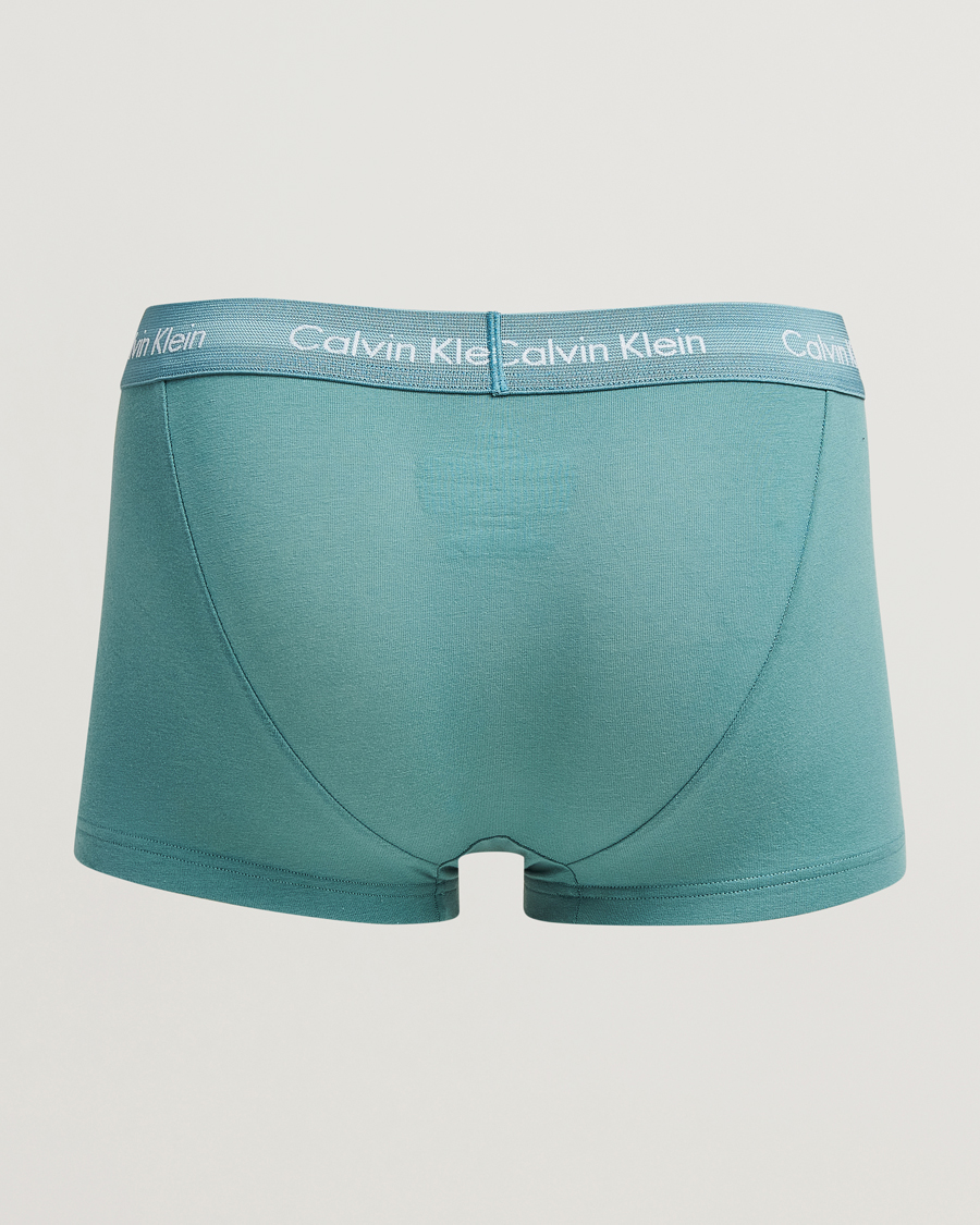 Homme | Sous-Vêtements Et Chaussettes | Calvin Klein | Cotton Stretch 3-Pack Low Rise Trunk Black/Grey/Green