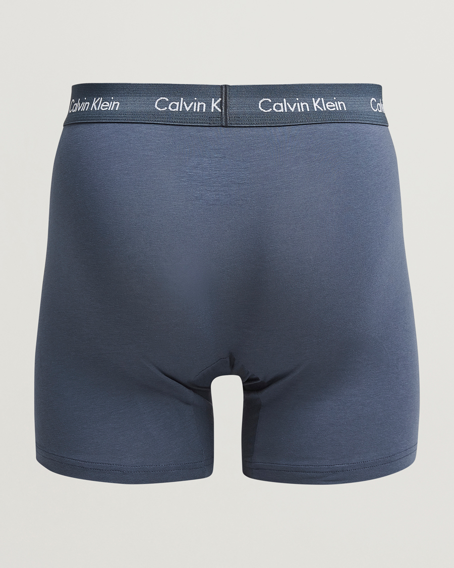 Homme | Sous-Vêtements Et Chaussettes | Calvin Klein | Cotton Stretch 3-Pack Boxer Brief Black/Blue/Grey