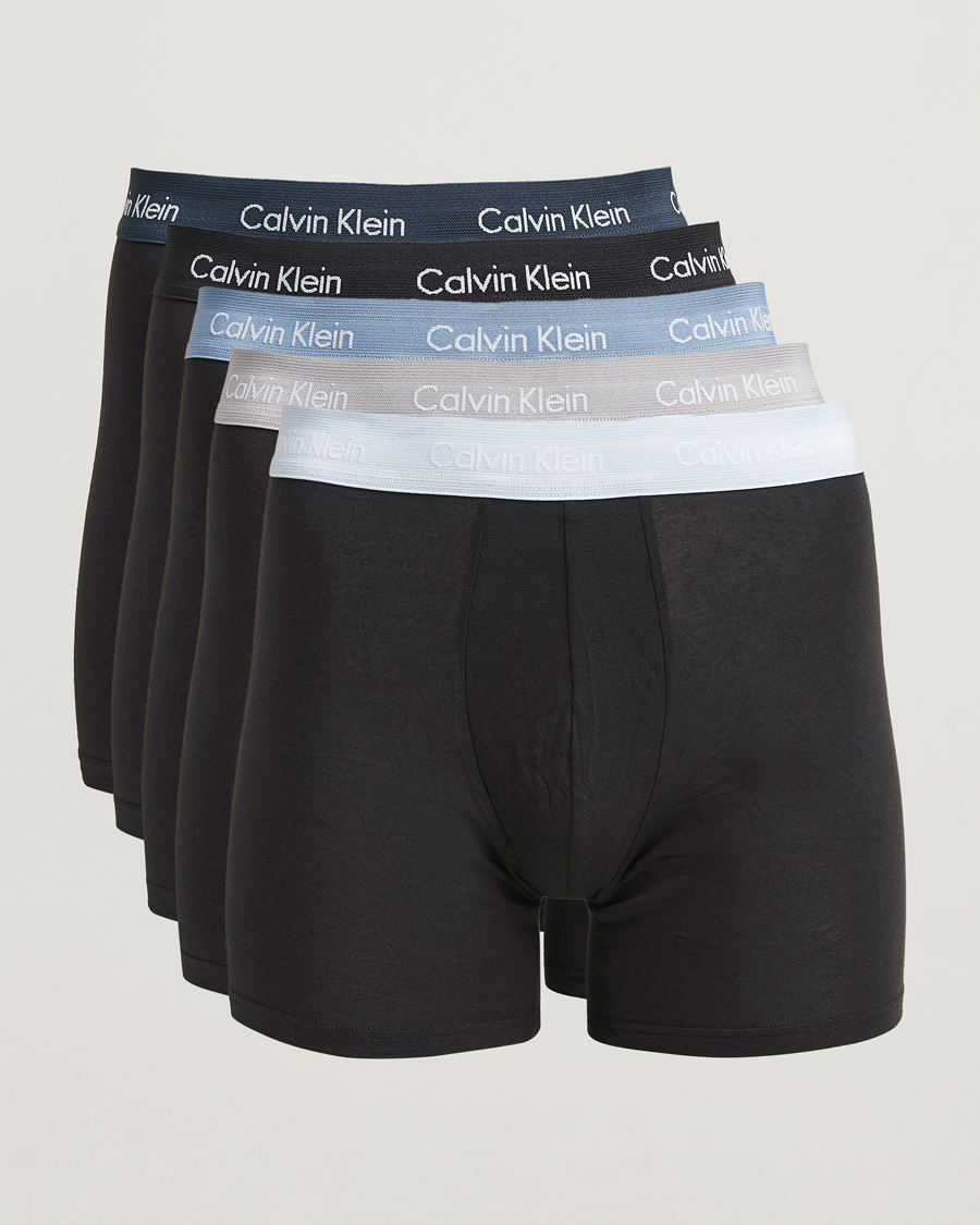 Homme | Sous-Vêtements Et Chaussettes | Calvin Klein | Cotton Stretch 5-Pack Boxer Brief Black