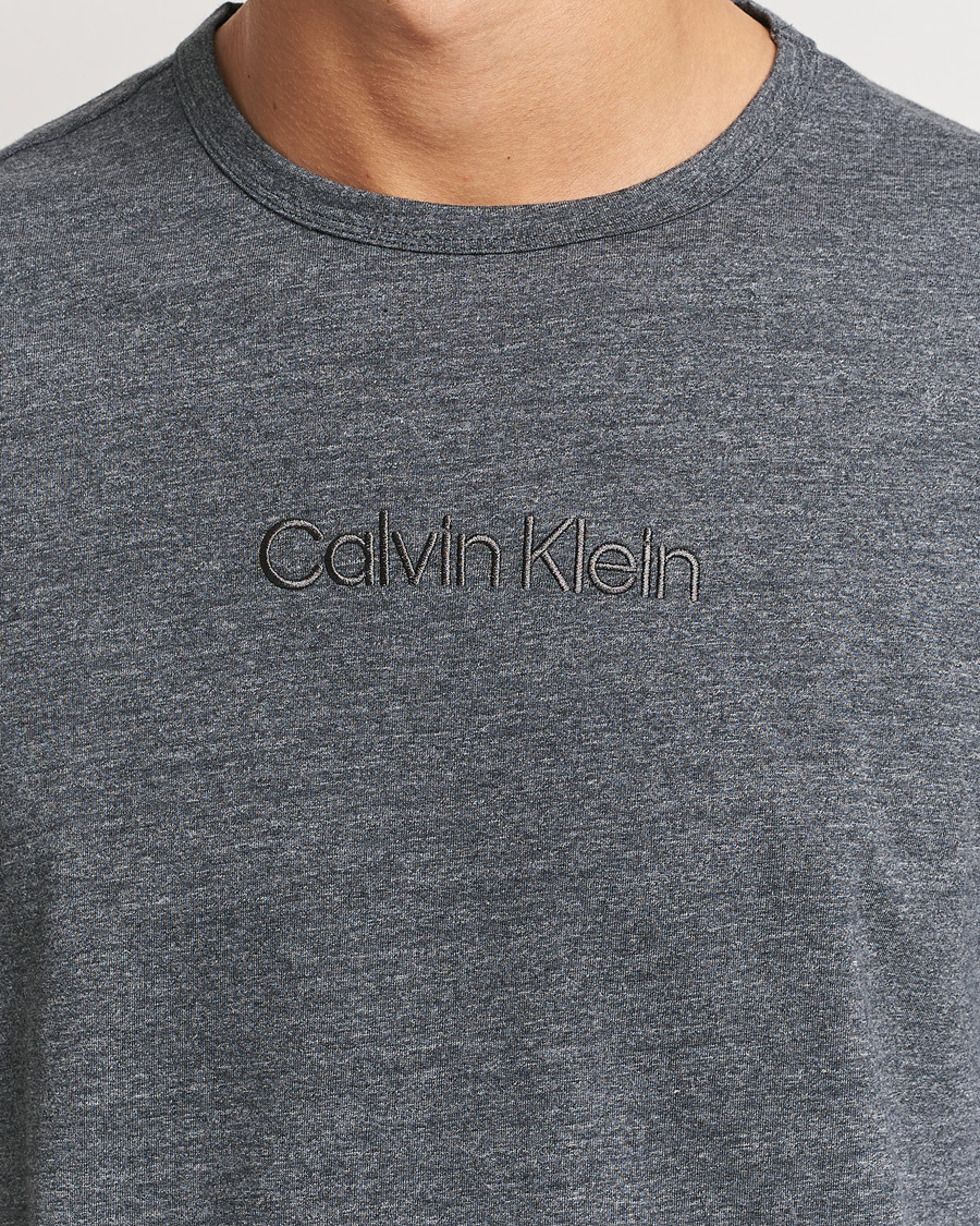 Homme | Peignoirs Et Pyjamas | Calvin Klein | Cotton Pyjama Set Charcoal/Black