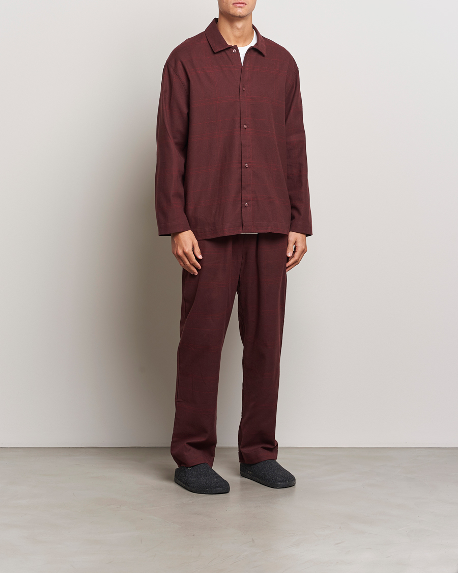 Homme | Peignoirs Et Pyjamas | Calvin Klein | Cotton Pyjama Set Truffle Brown