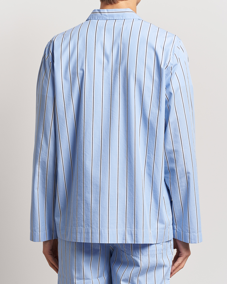 Homme | Peignoirs Et Pyjamas | Tekla | Poplin Pyjama Shirt Basset Stripes