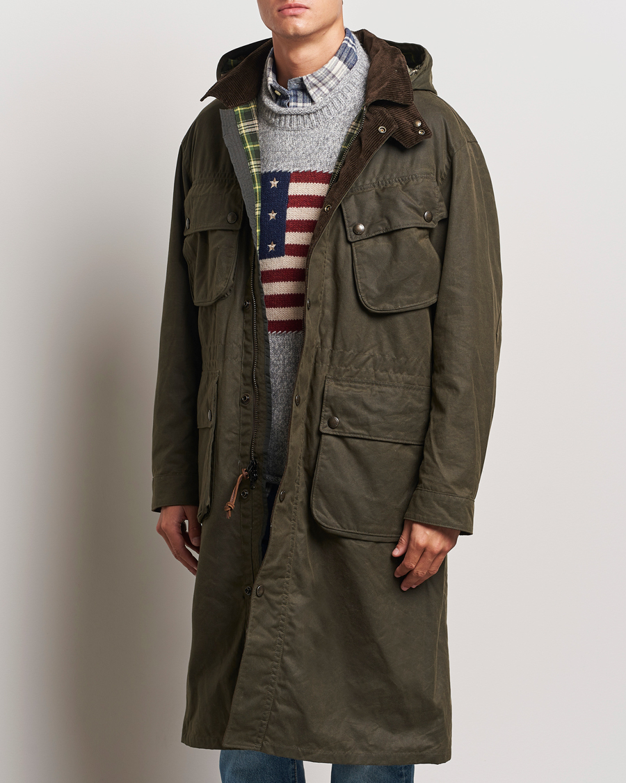 Homme | Manteaux Et Vestes | Polo Ralph Lauren | Stewart Belted Coat Oil Cloth Green