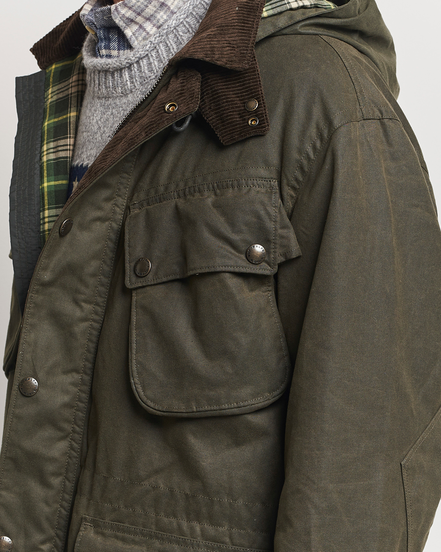 Homme | Manteaux Et Vestes | Polo Ralph Lauren | Stewart Belted Coat Oil Cloth Green