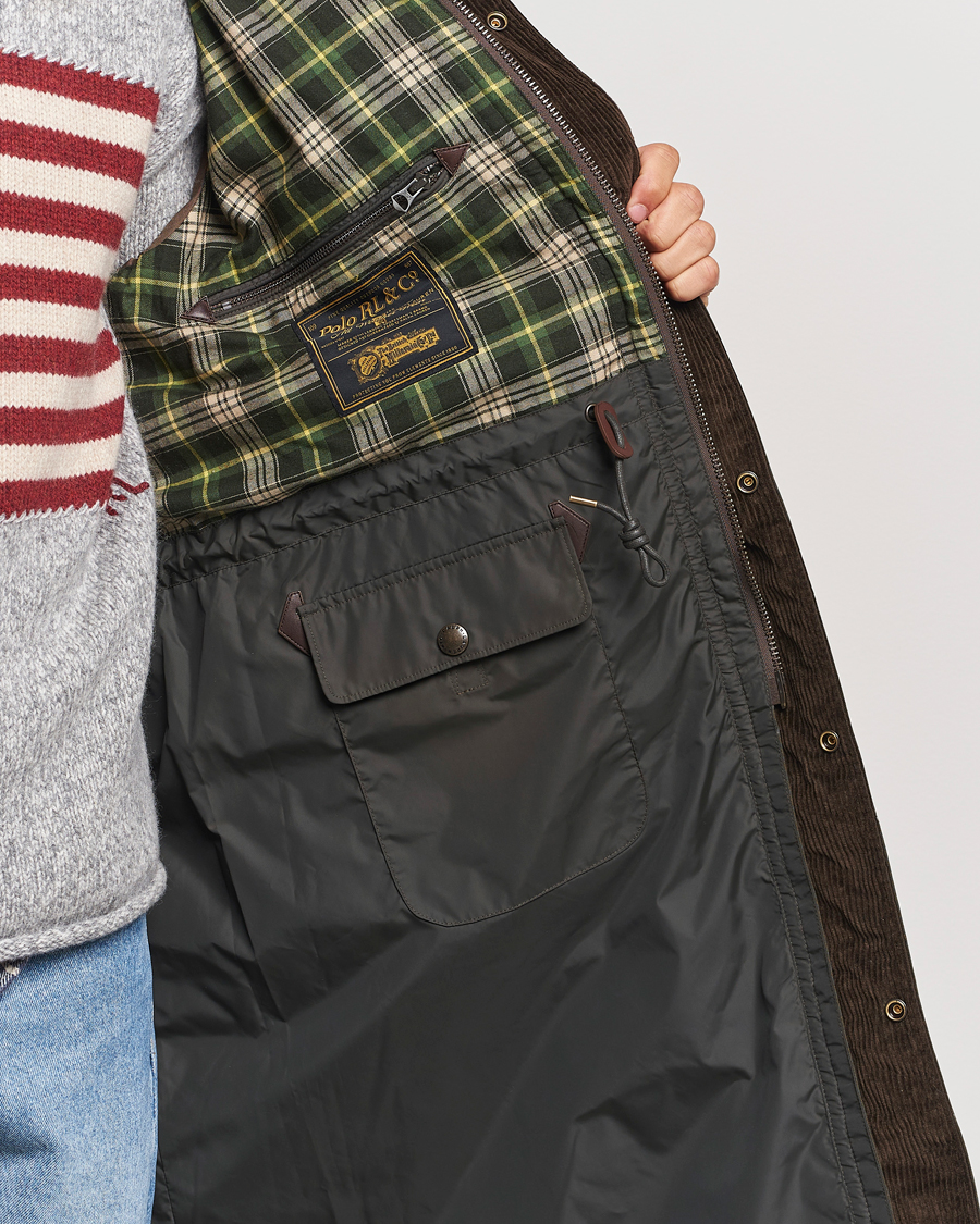 Homme | Manteaux Et Vestes | Polo Ralph Lauren | Stewart Belted Coat Oil Cloth Green