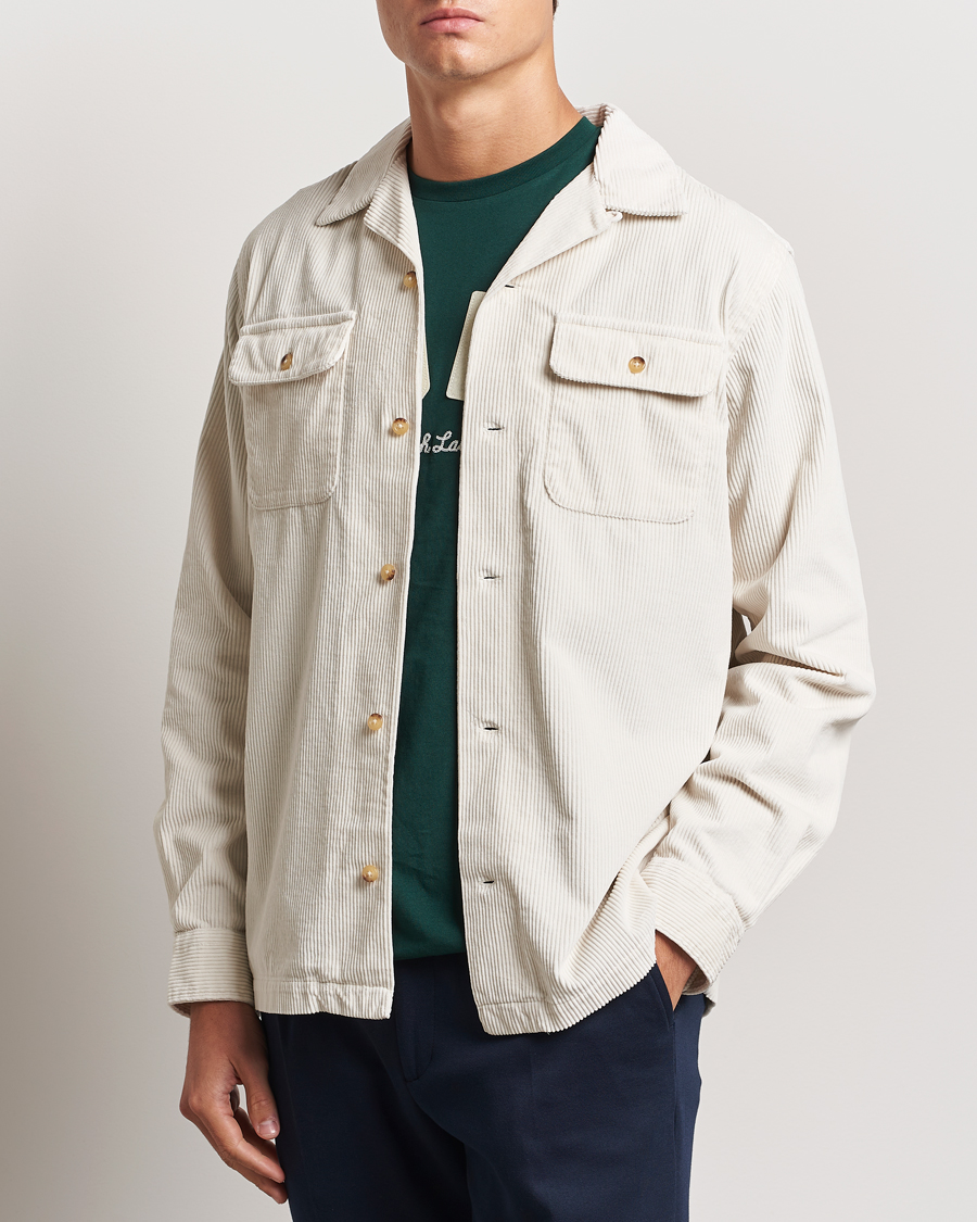 Homme | Chemises | Polo Ralph Lauren | Corduroy Western Shirt Antique Cream