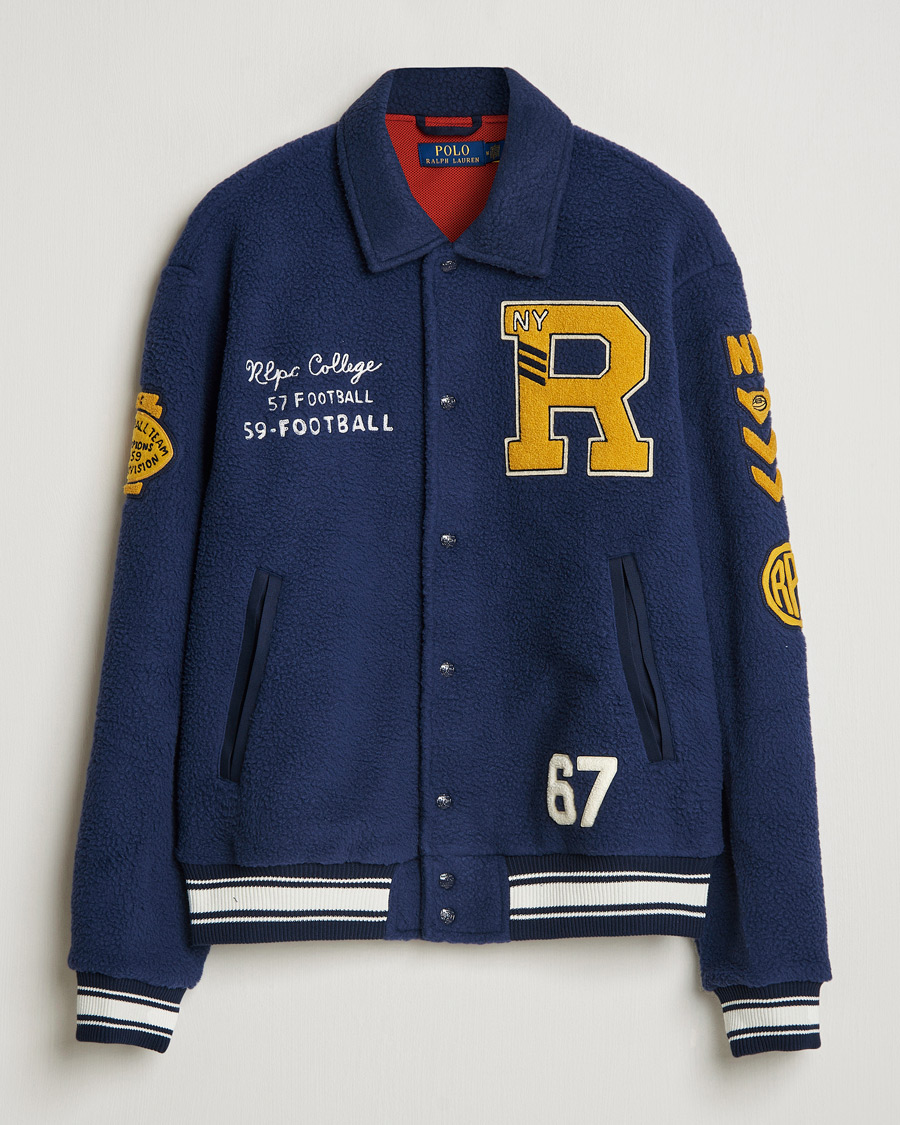 Homme | Manteaux Et Vestes | Polo Ralph Lauren | College Baseball Jacket Cruise Navy