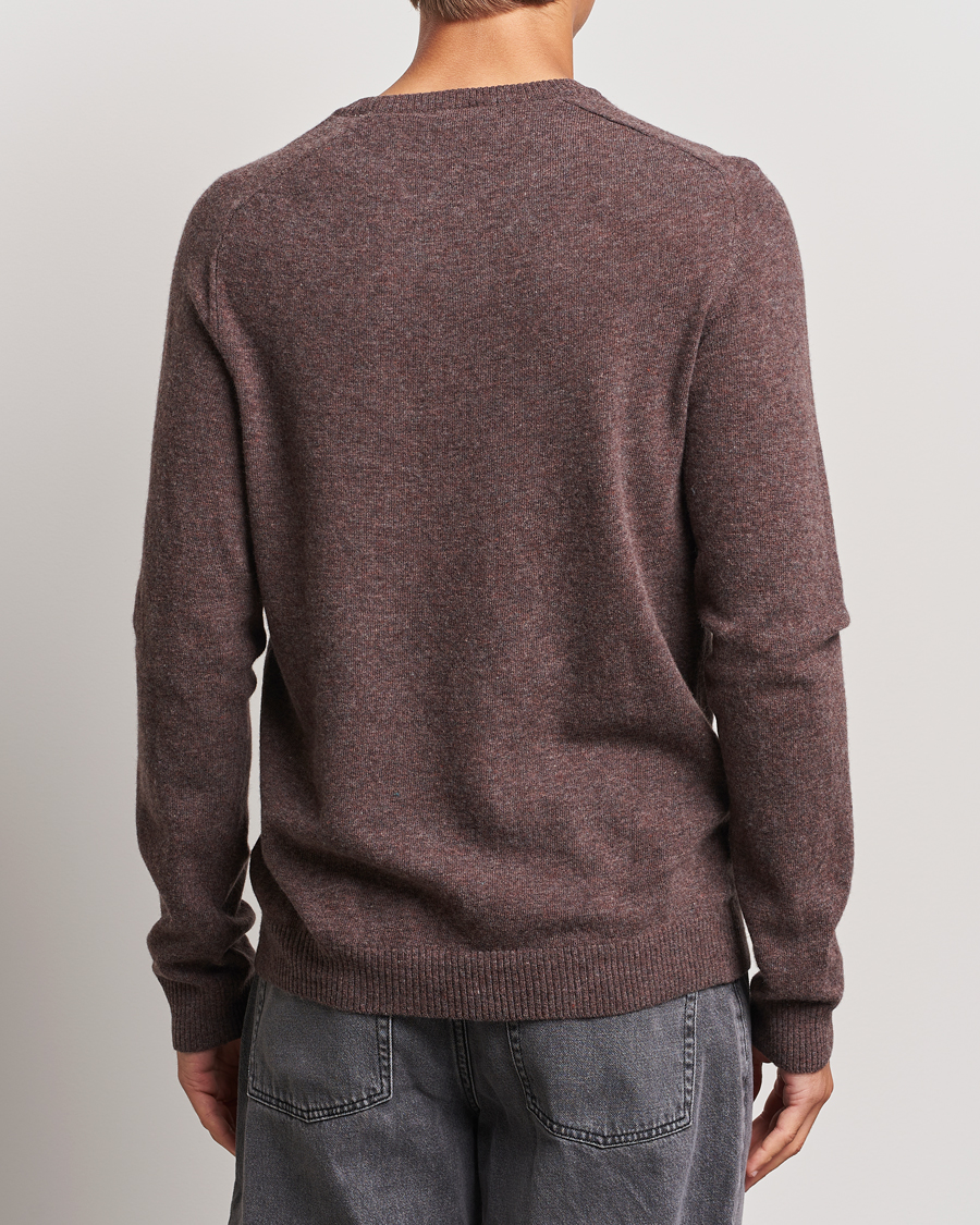 Homme | Pulls Et Tricots | KnowledgeCotton Apparel | Lambswool Roundneck Brown