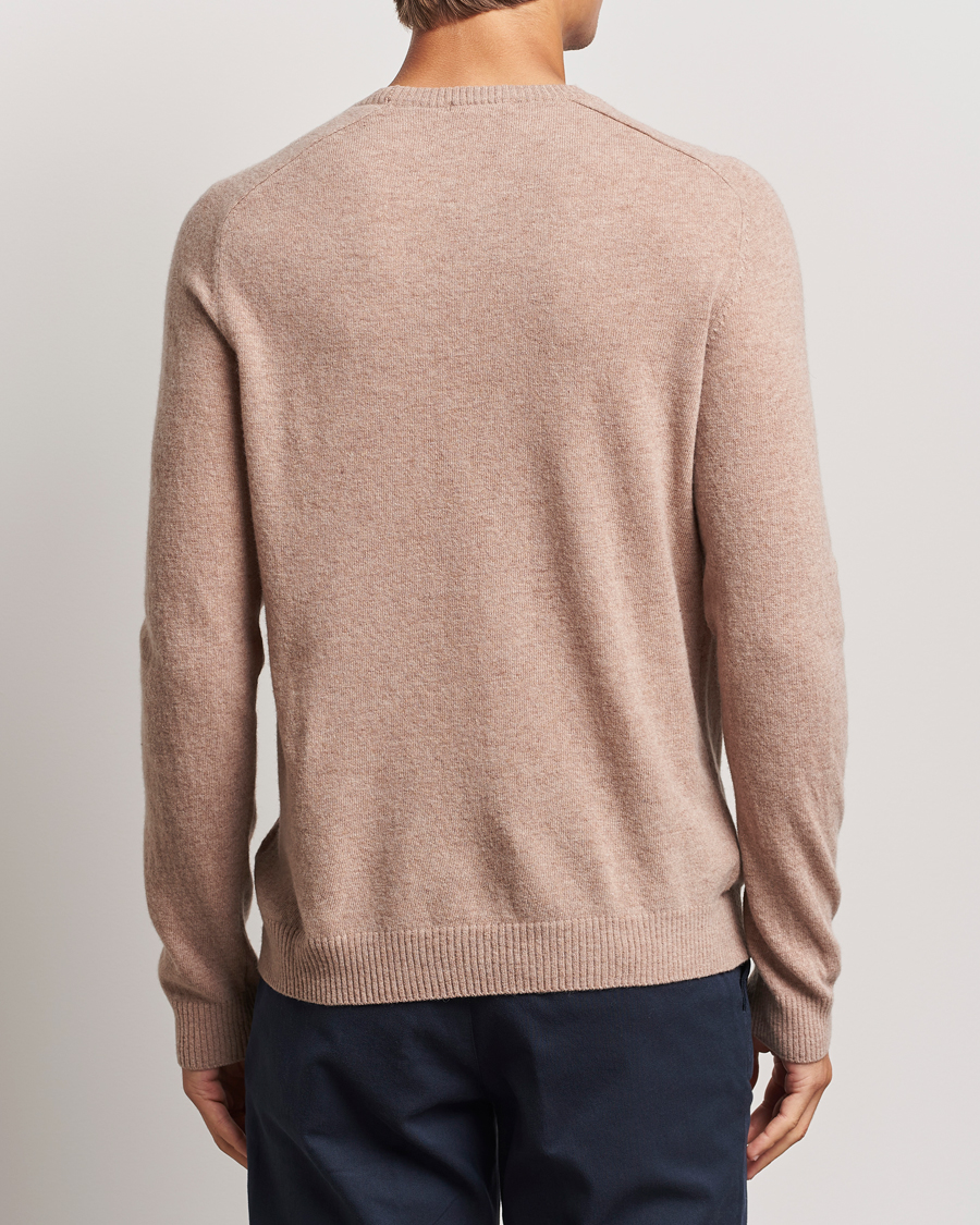 Homme | Pulls Et Tricots | KnowledgeCotton Apparel | Lambswool Roundneck Beige