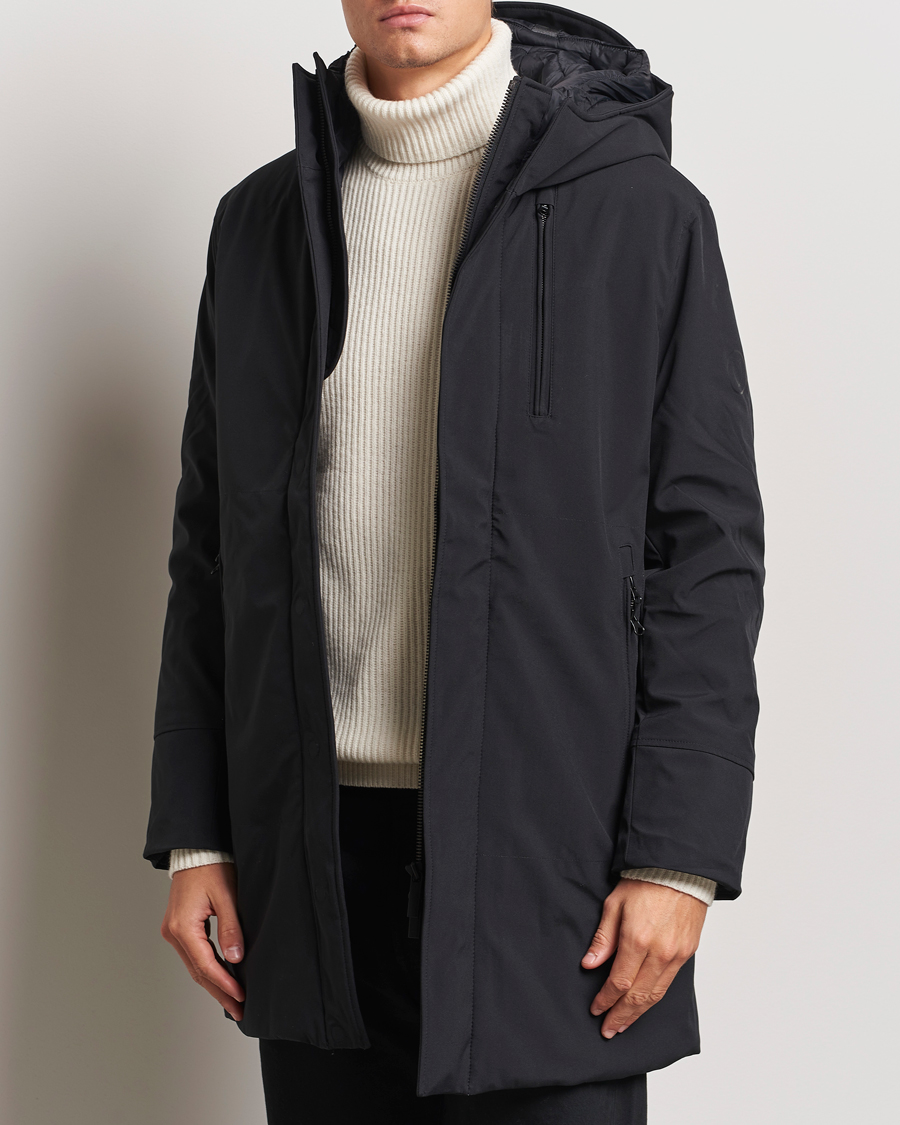 Homme | Manteaux Et Vestes | KnowledgeCotton Apparel | Climateshell Padded Jacket Black