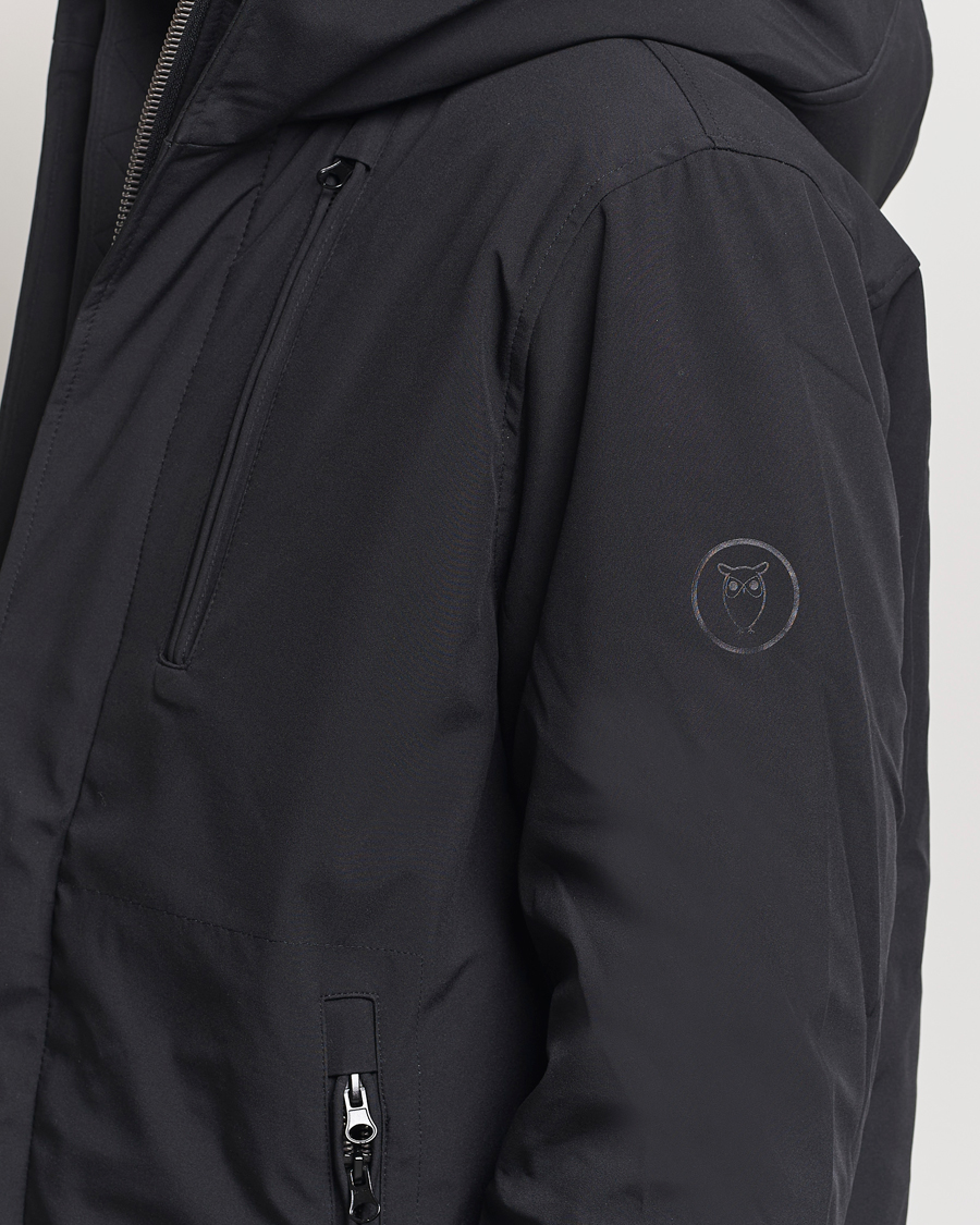 Homme | Manteaux Et Vestes | KnowledgeCotton Apparel | Climateshell Padded Jacket Black