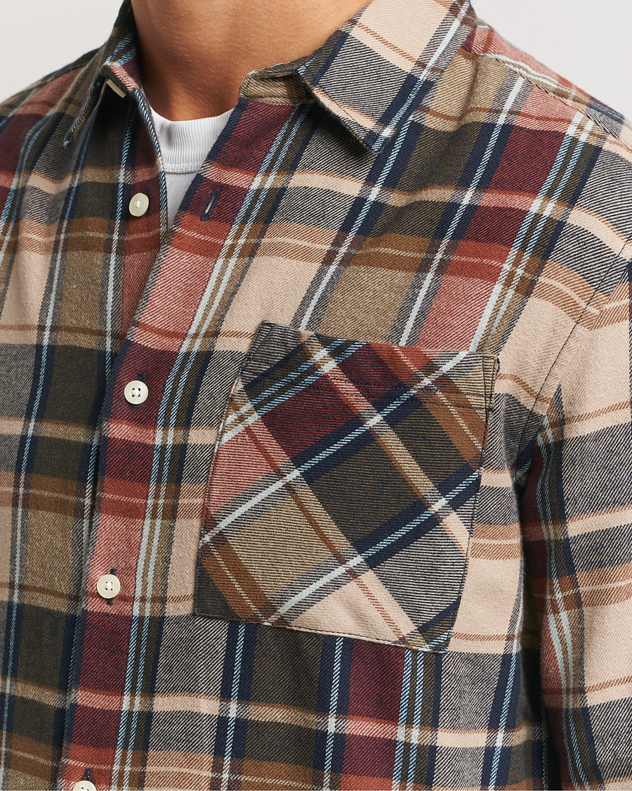Homme | Chemises | KnowledgeCotton Apparel | Regular Checked Flannel Shirt Multi