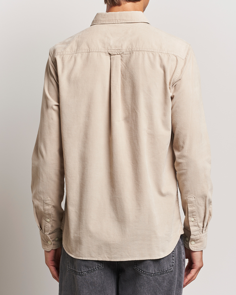 Homme | Chemises | KnowledgeCotton Apparel | Regular Fit Corduroy Shirt Beige
