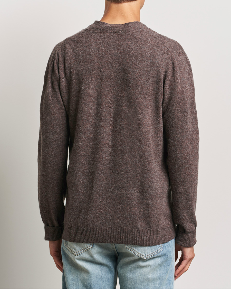 Homme | Pulls Et Tricots | KnowledgeCotton Apparel | Lambswool Cardigan Brown